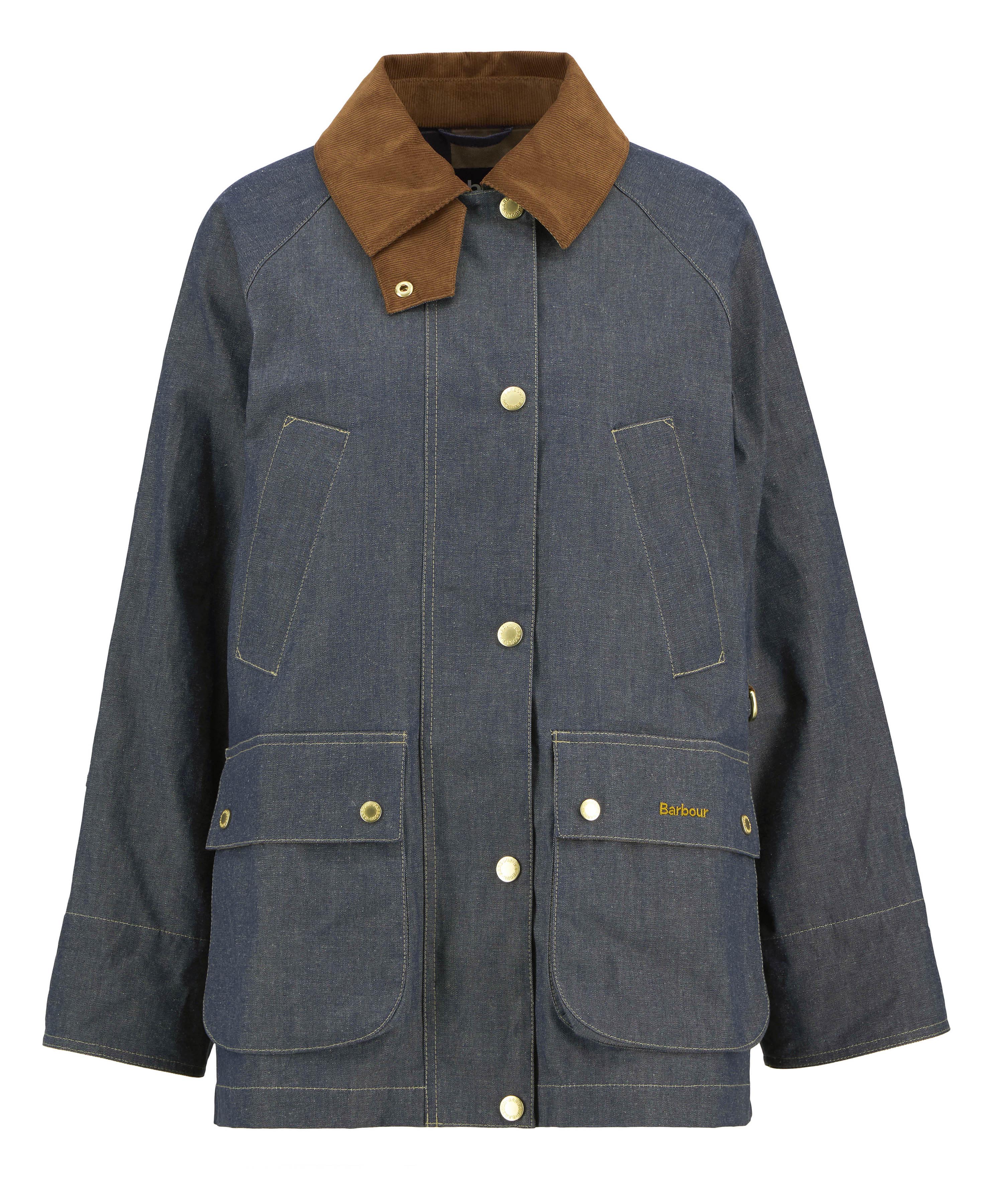 Barbour Asker Denim Casual Jacket - Indigo/Dress