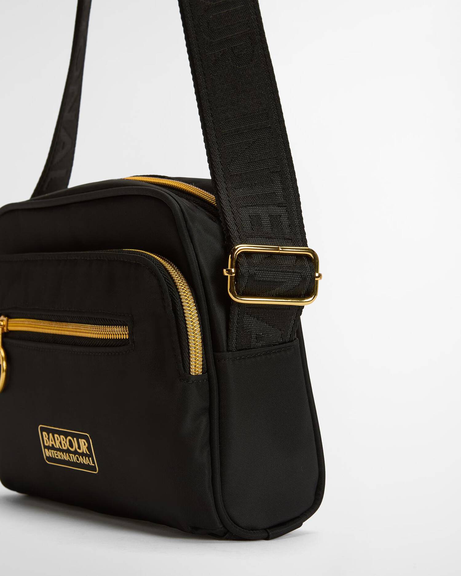 Barbour International Qualify City Crossbody Bag - Black