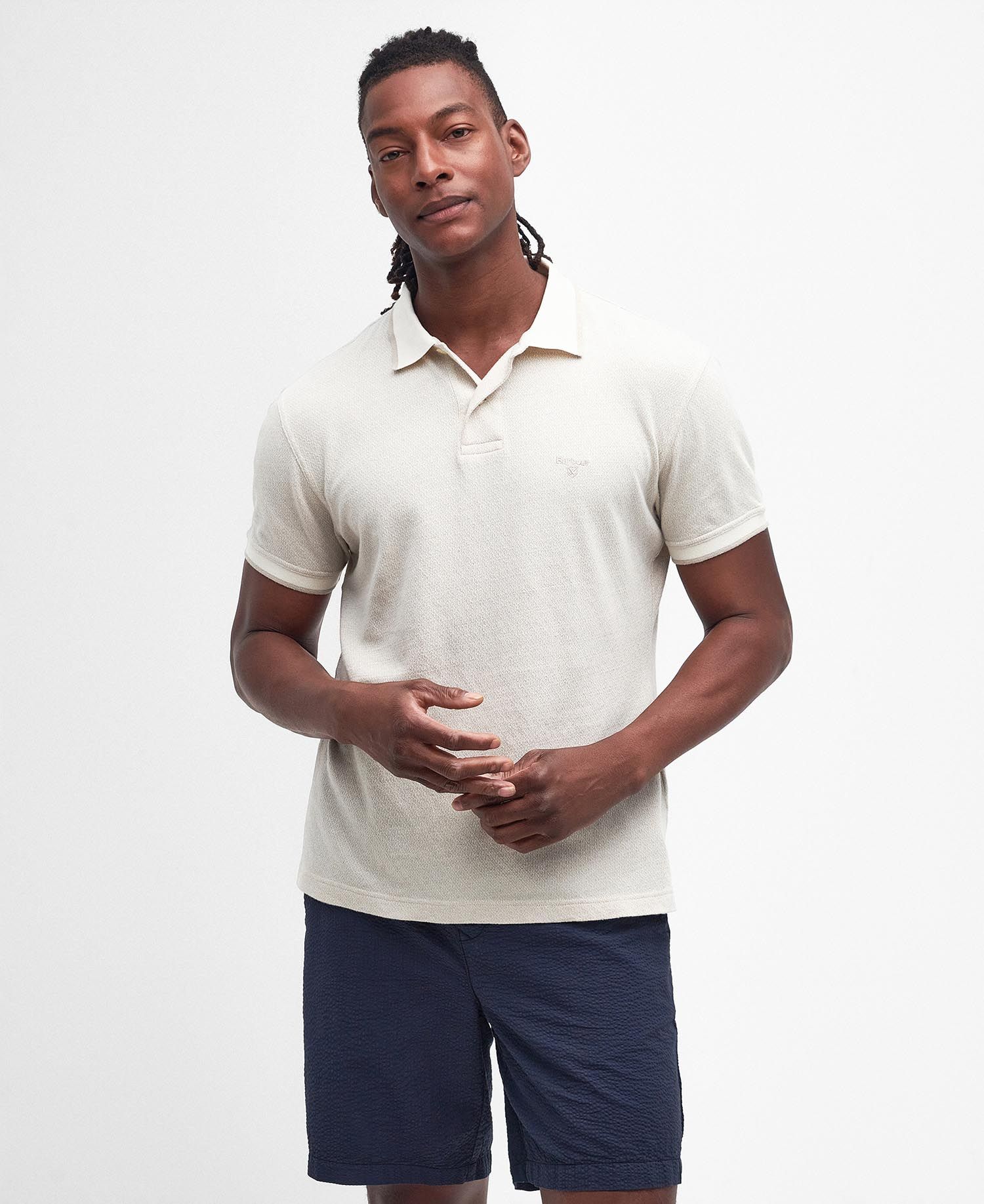 Barbour Powburn Polo Shirt - Mist