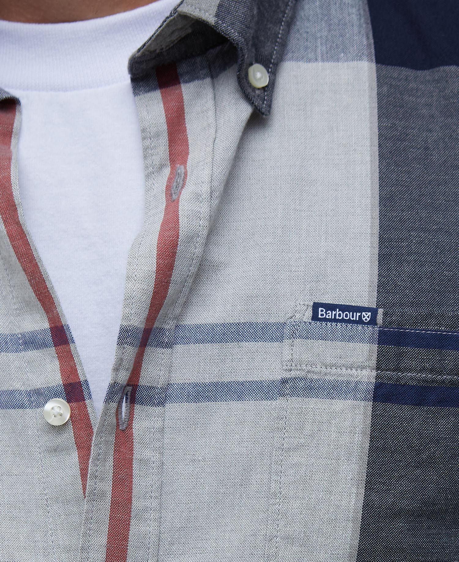 Barbour Doughill Short Sleeved Shirt - Bleached Pine Tartan