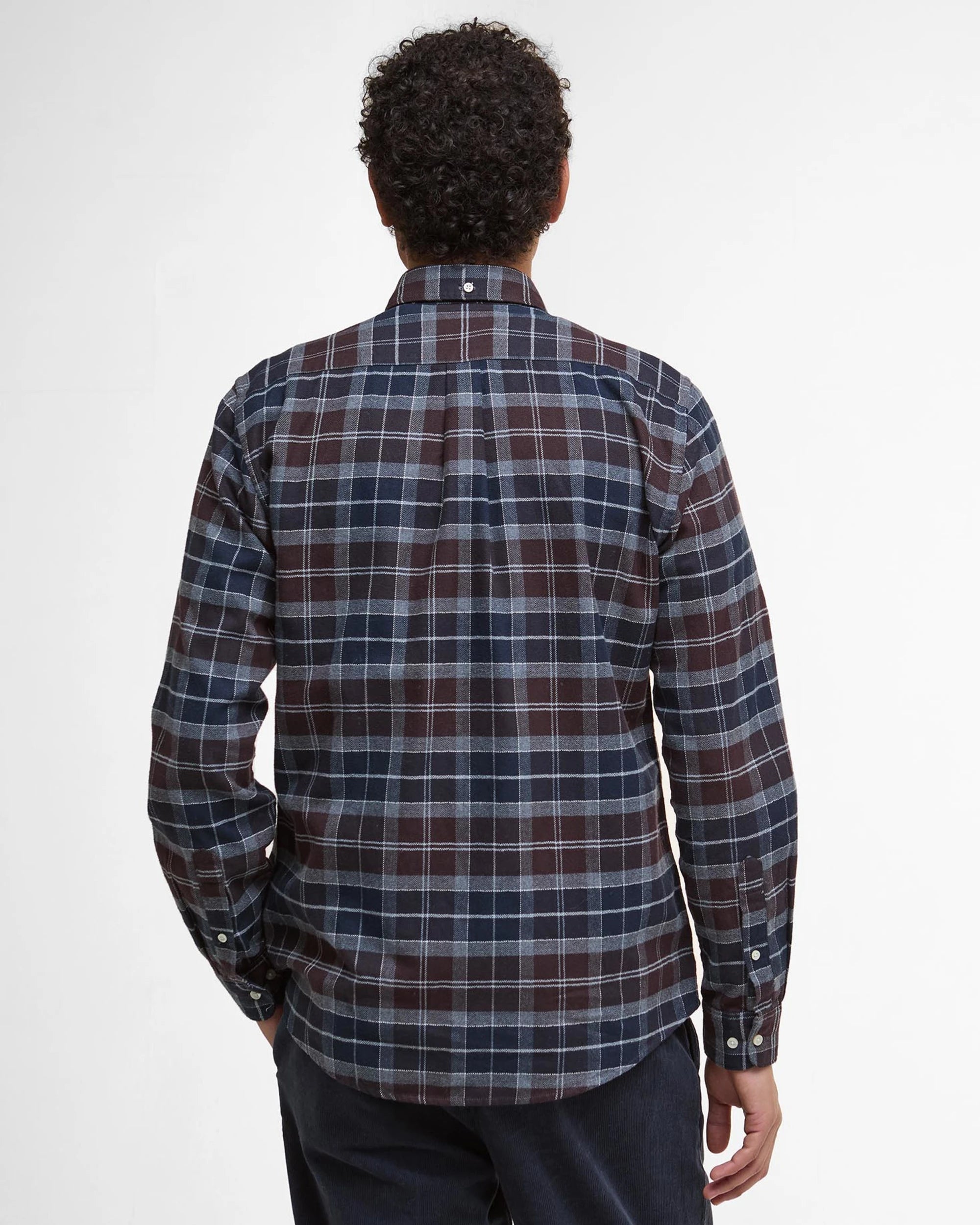 Barbour Kyeloch Tailored Tartan Shirt - MIdnight Oak Tartan