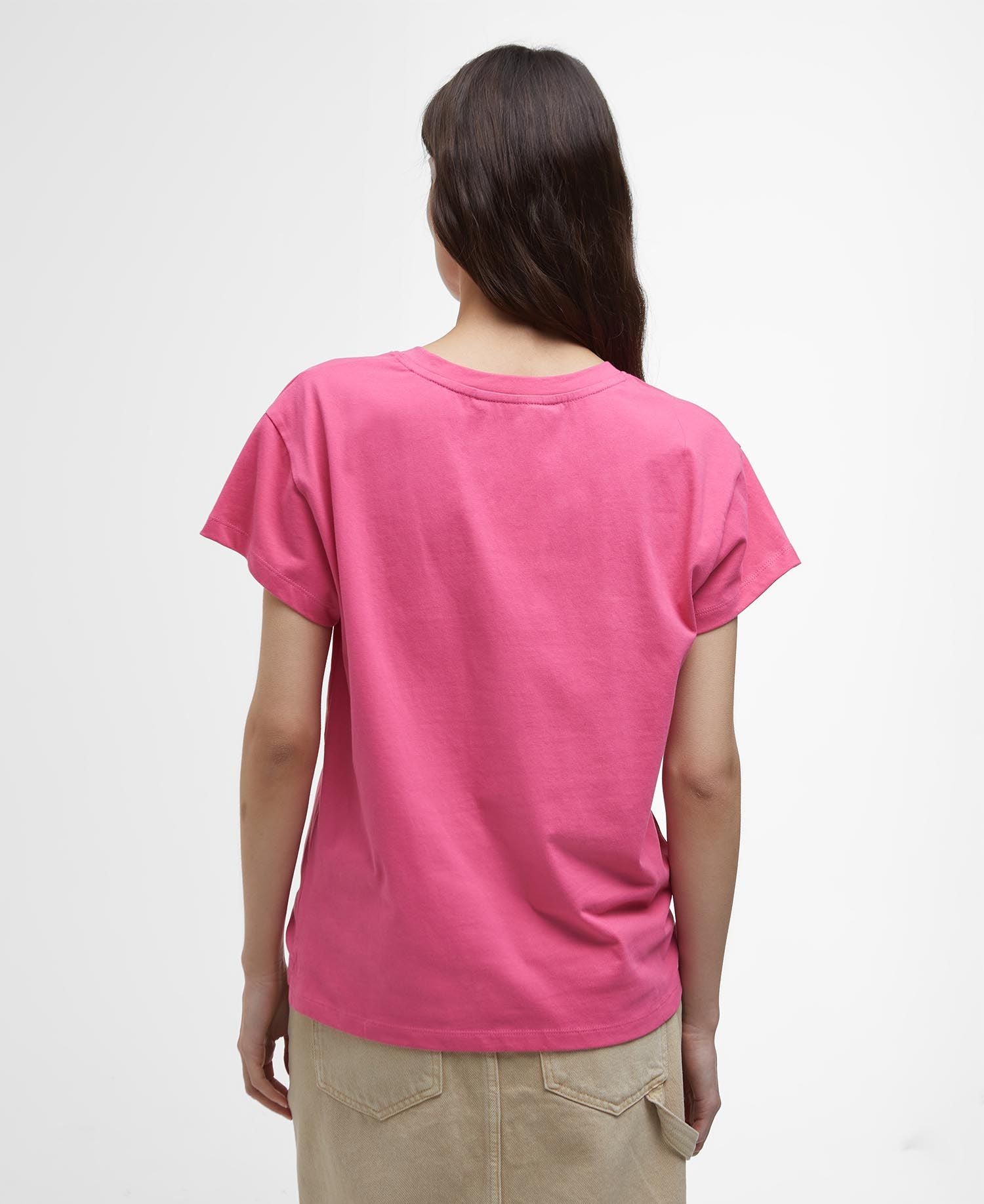 Barbour Northumberland Classic T-Shirt - Rose Pink