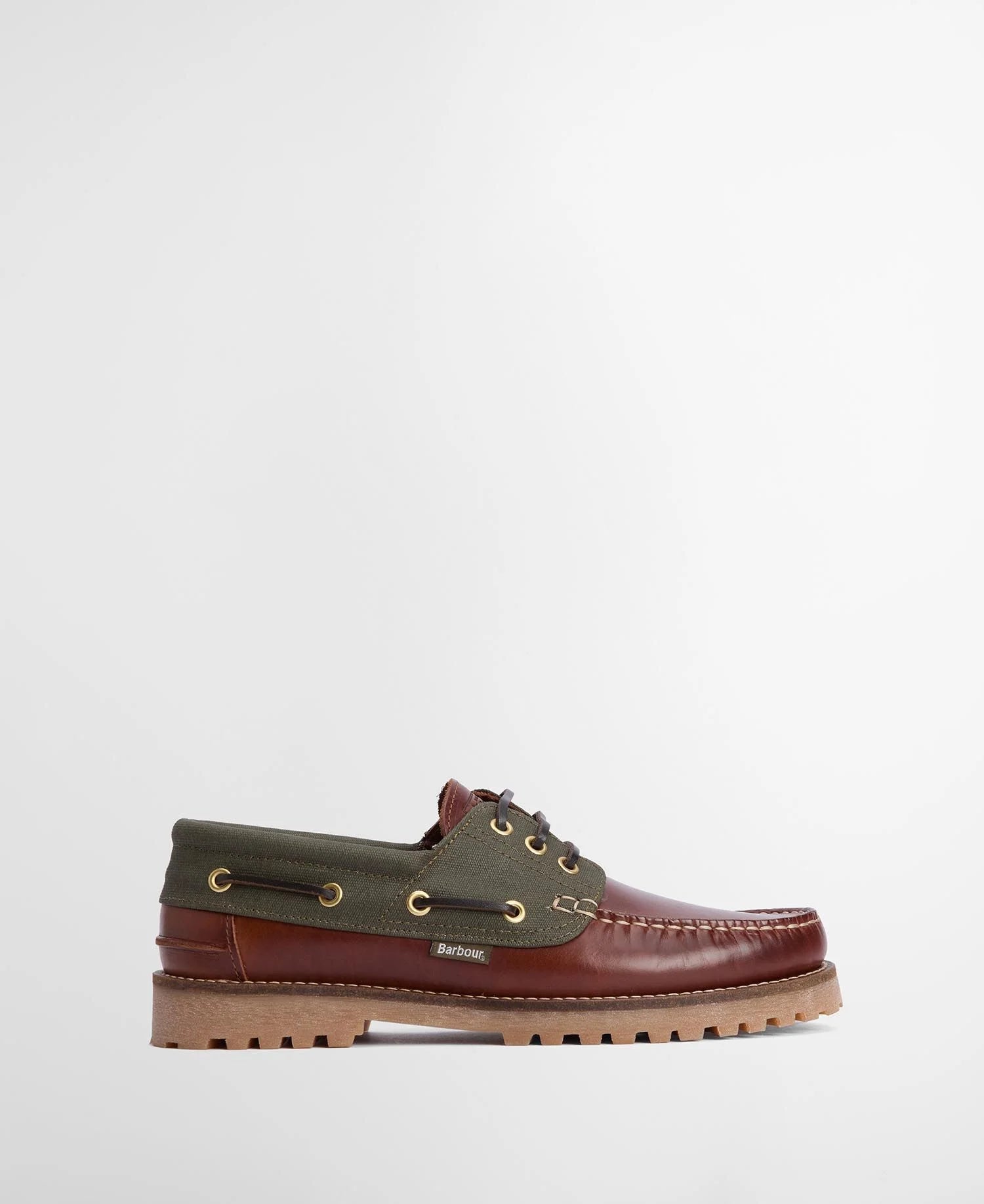 Barbour Re-Engineered Deck Boat Shoes - Mahogany