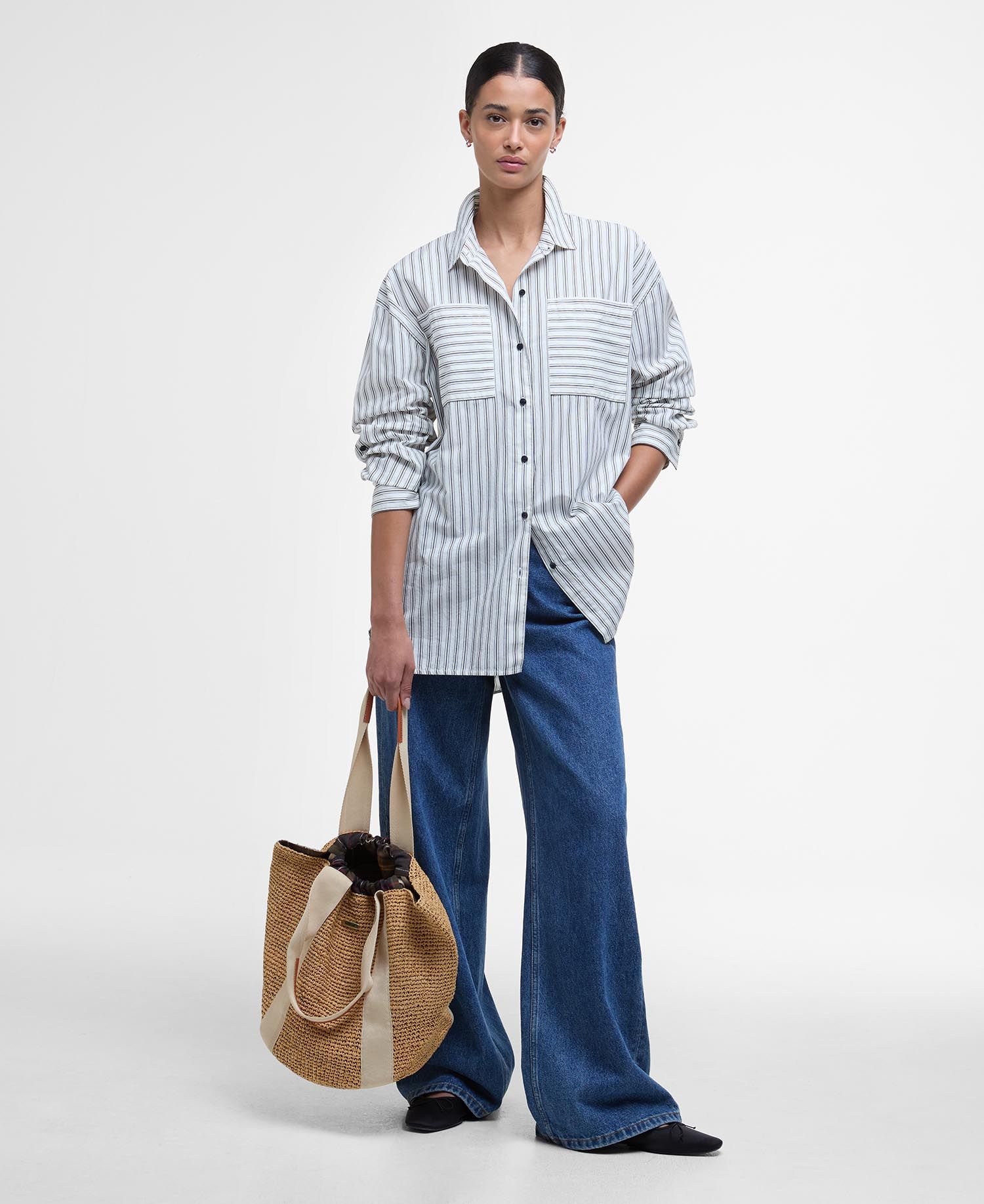 Barbour Lily Beach Tote Bag - Natural