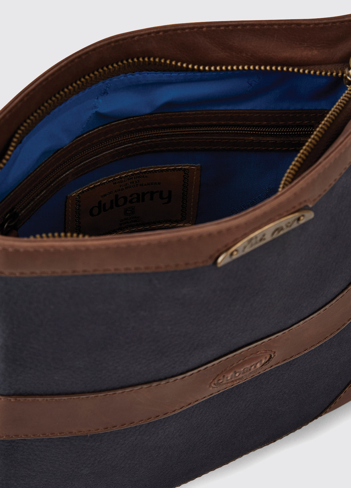 Dubarry Ardmore Cross Body Bag - Navy/Brown