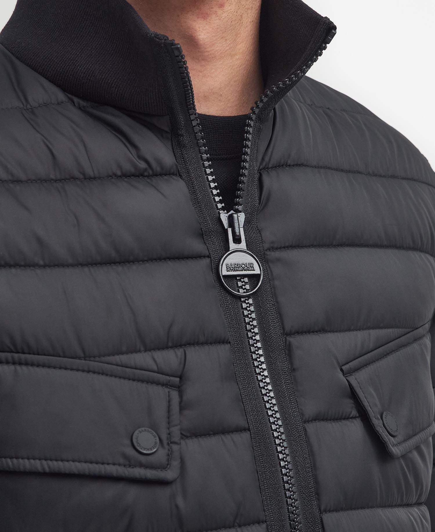 Barbour International Re-Ariel Puffer Jacket - Black