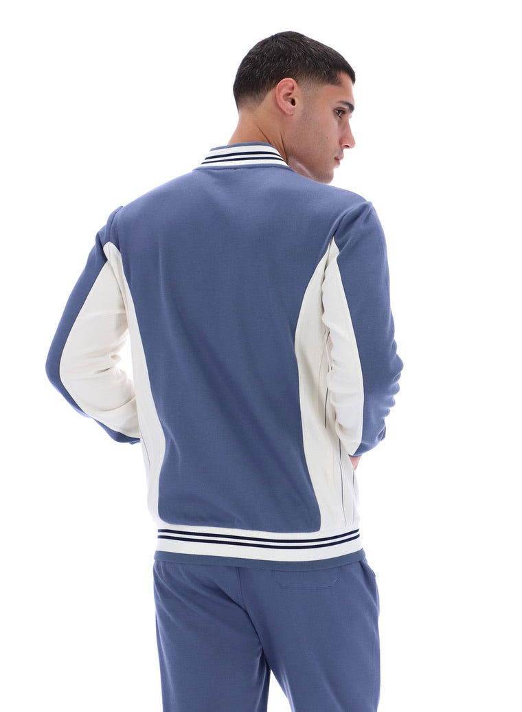 Fila Settanta Baseball Track Jacket - Vintage Indigo/Gardenia/Fila Navy