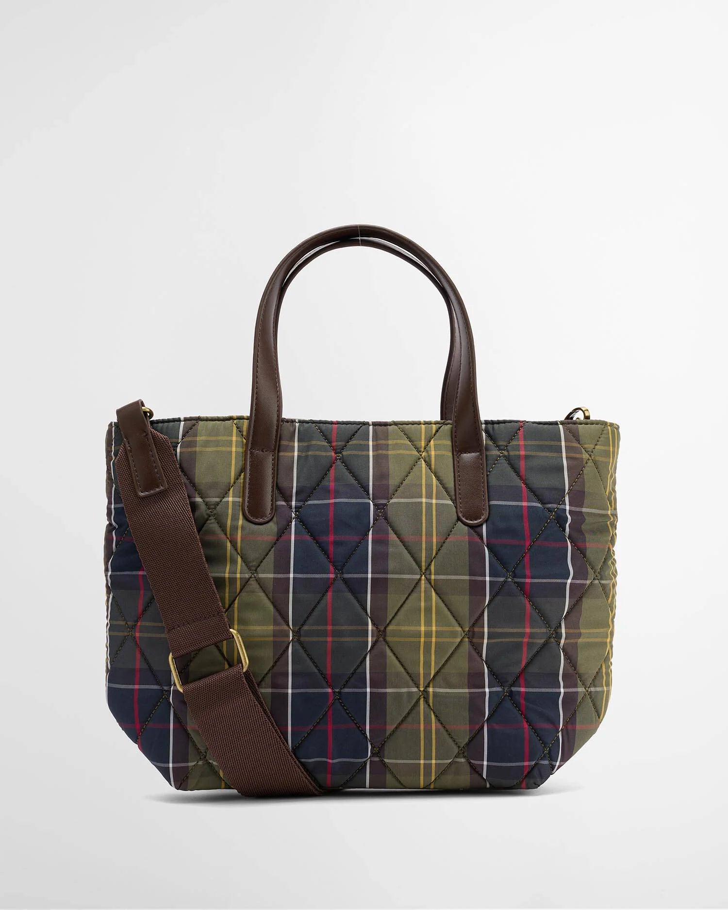 Barbour Mini Quilted Tote Bag - Classic Tartan
