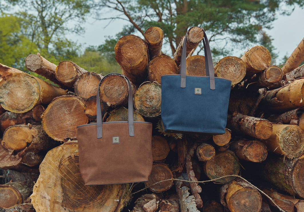 Dubarry Rosemount Tote Bag - Navy/Brown