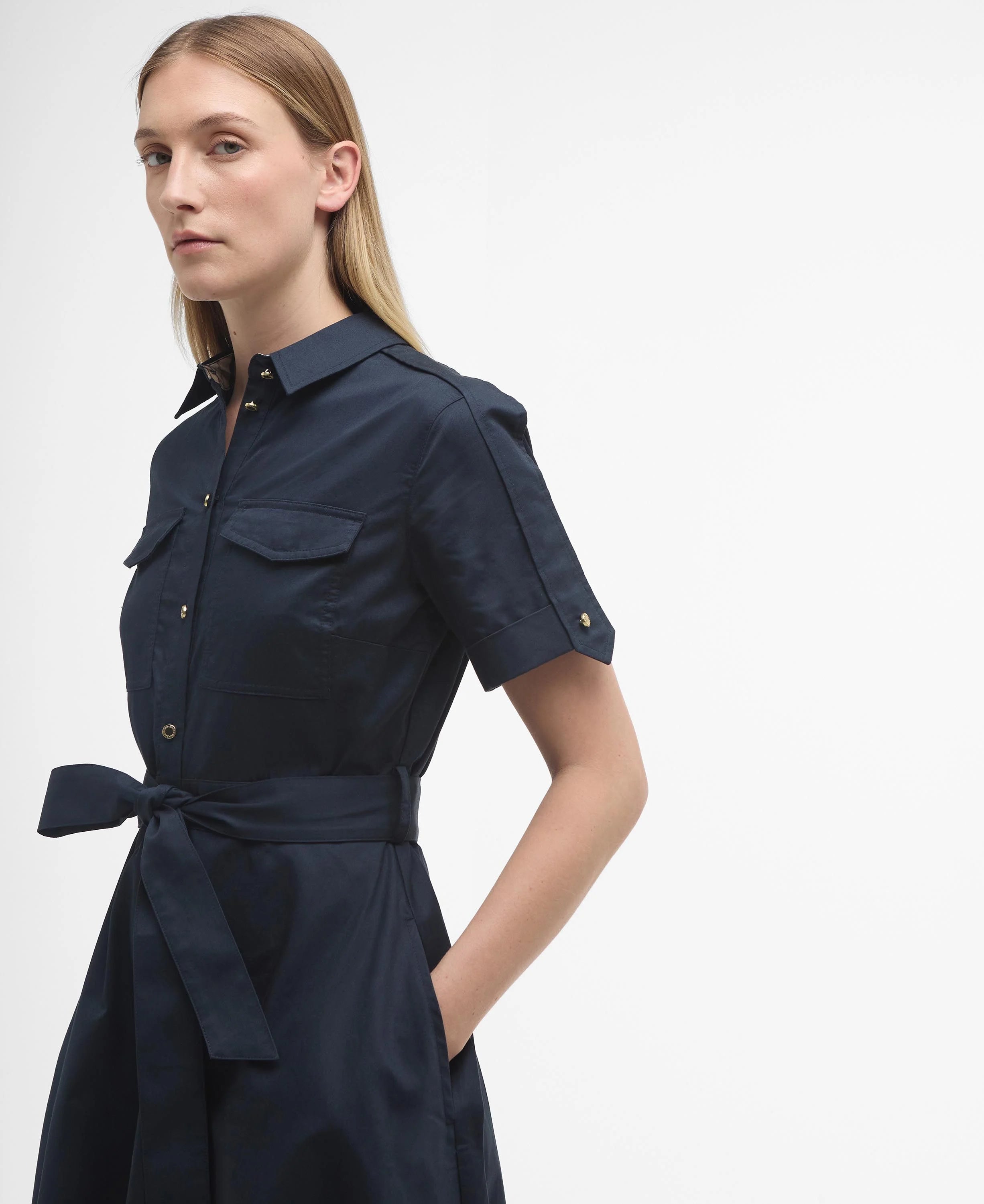 Barbour Ivy Midi Dress - Navy