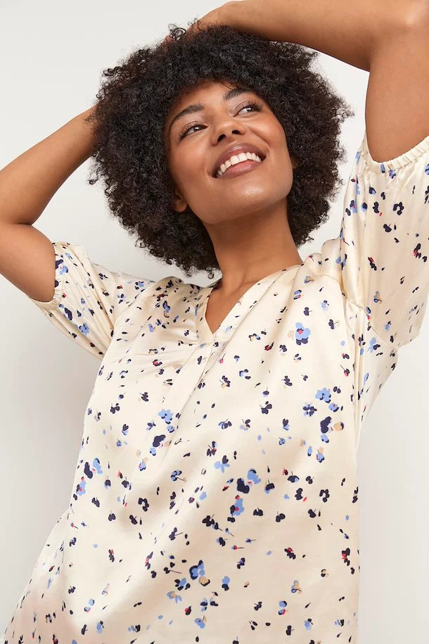 Culture Taila Blouse - Whitecap