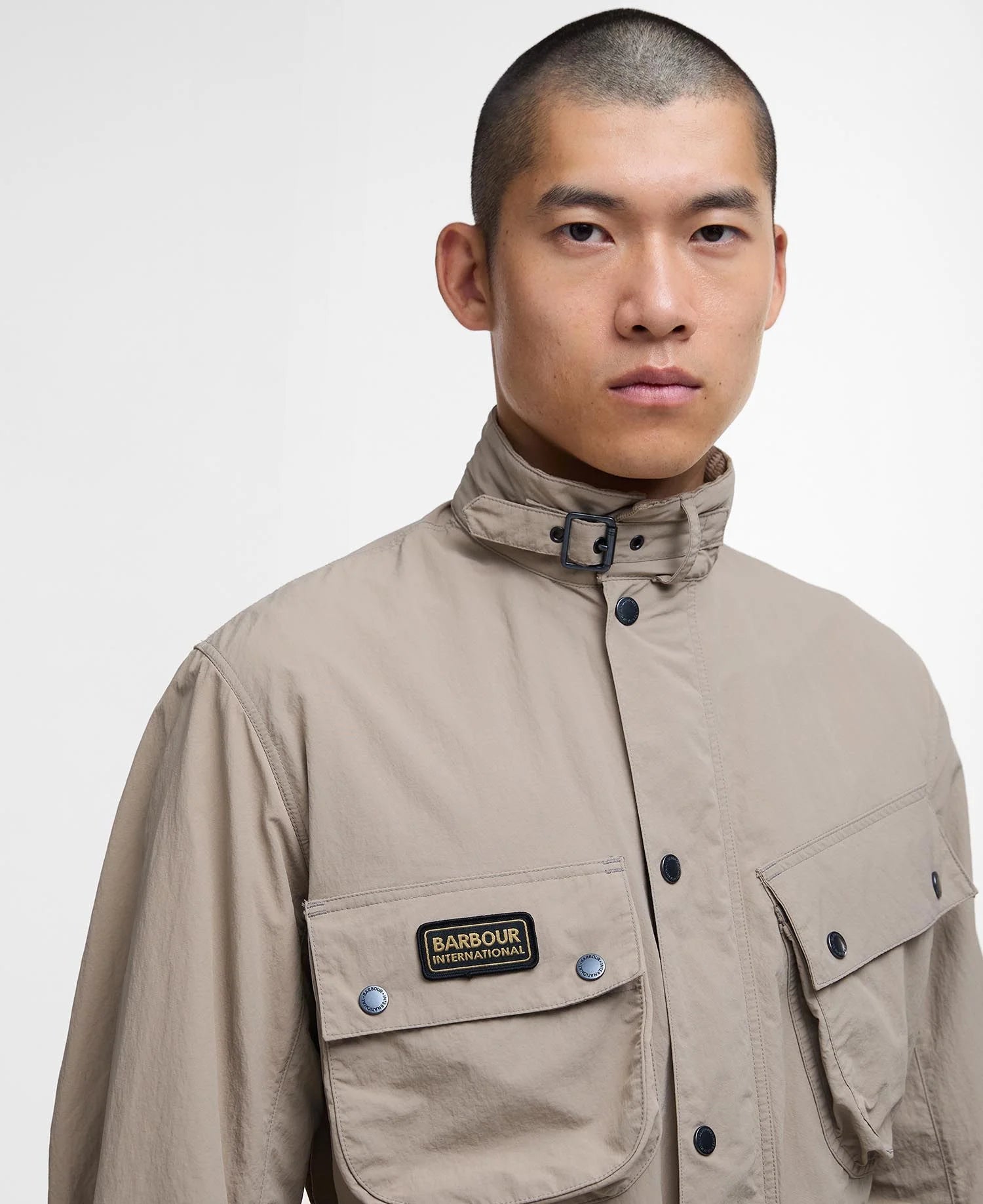 Barbour International Contempary A7 Showerproof Jacket - Timberwolf