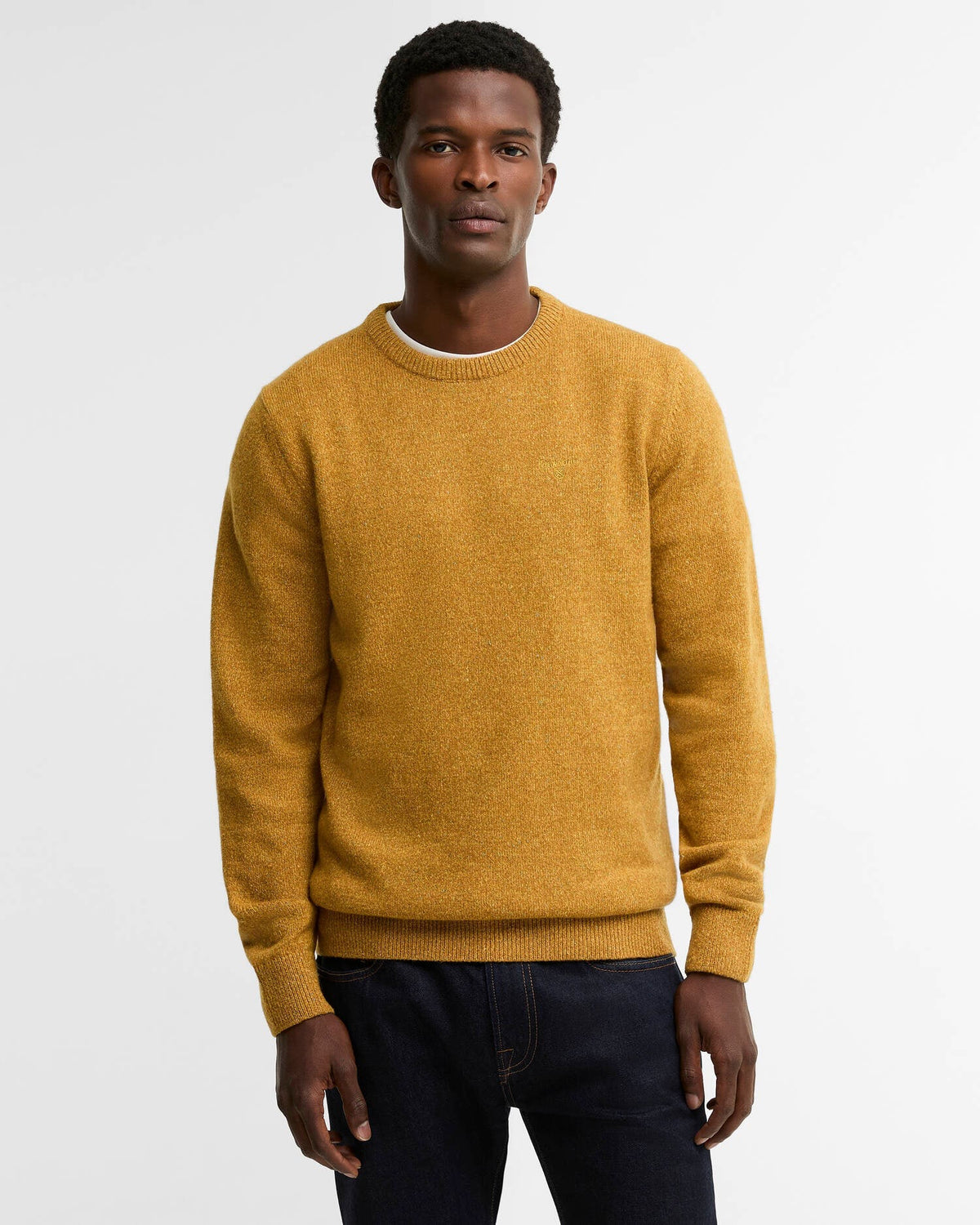 Barbour Essential Tisbury Crew-Neck Jumper - Copper