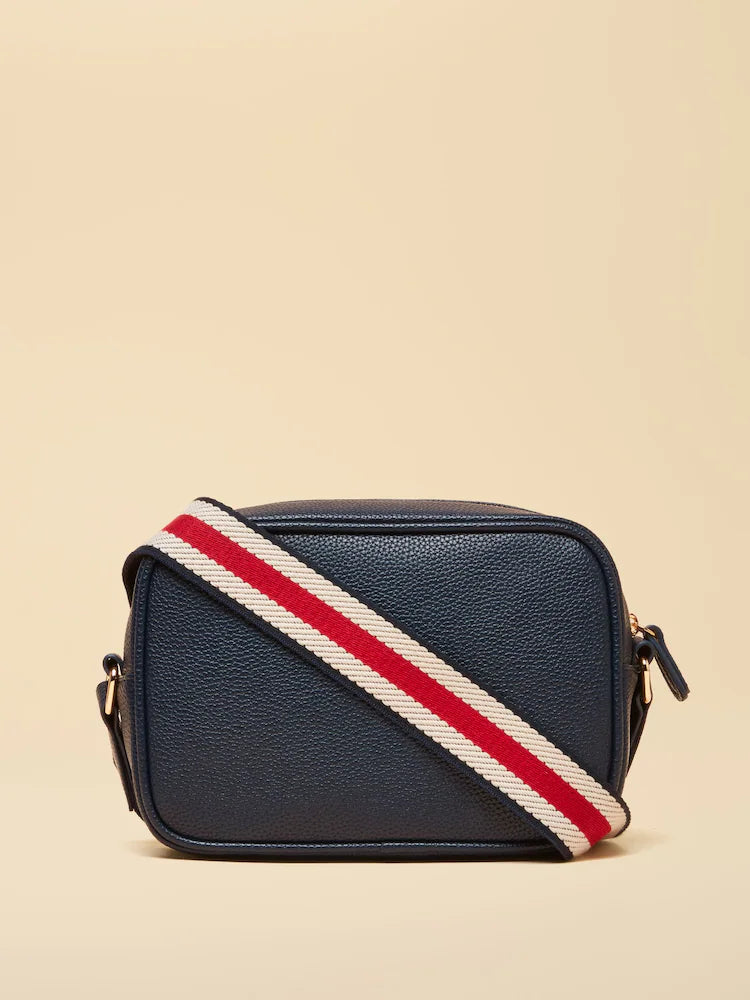 Joules Trent Navy Cross Body Bag with Adjustable Thick Strap