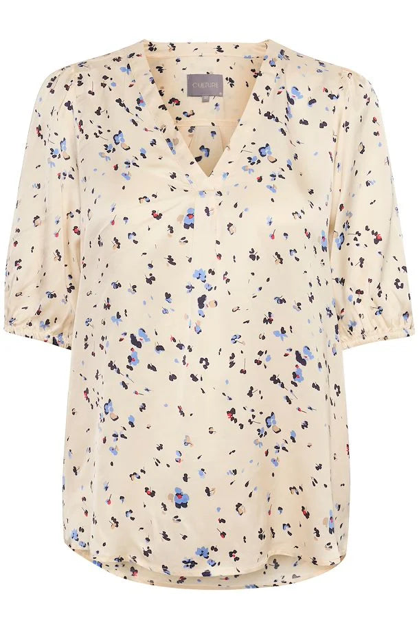 Culture Taila Blouse - Whitecap