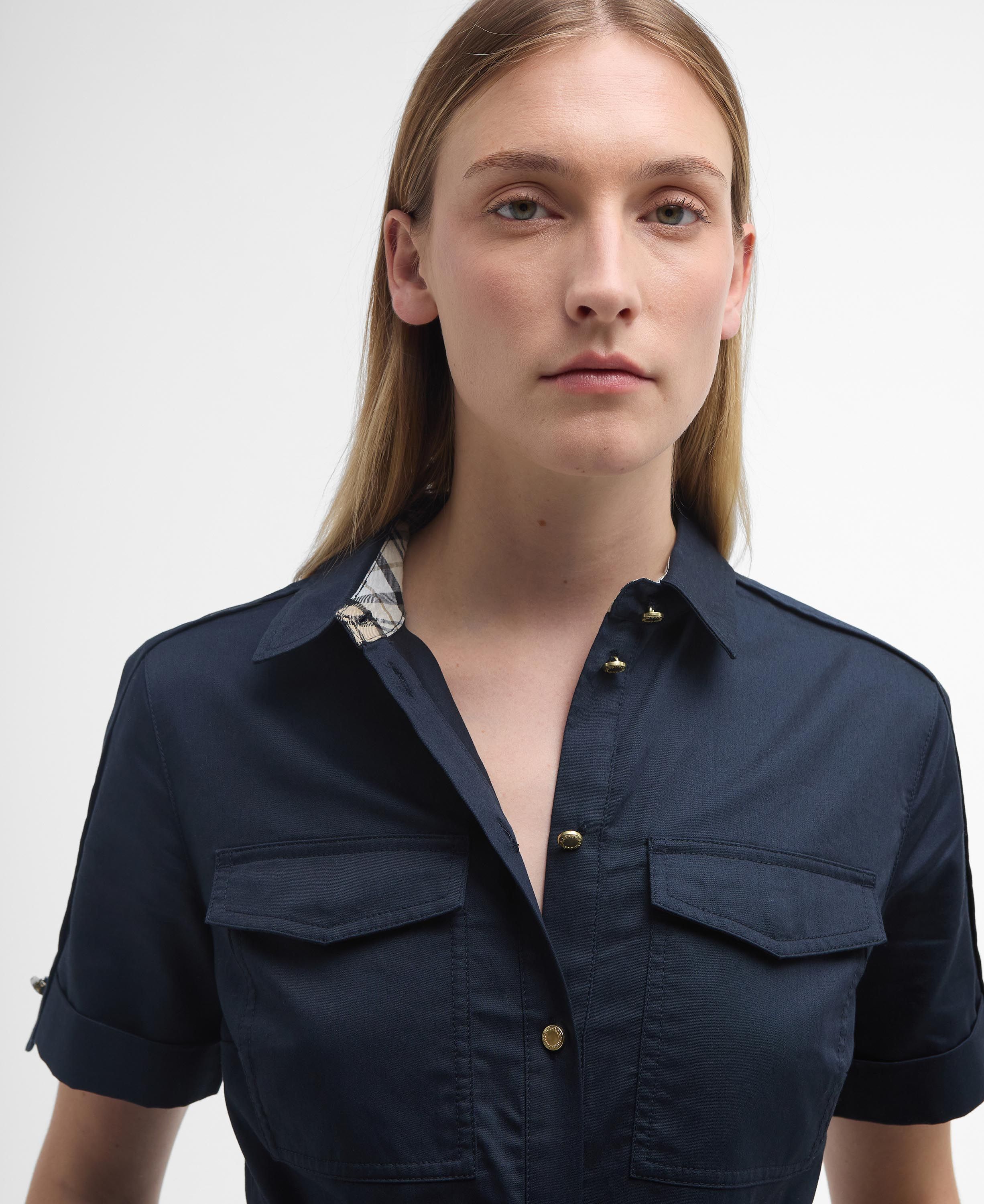 Barbour Ivy Midi Dress - Navy