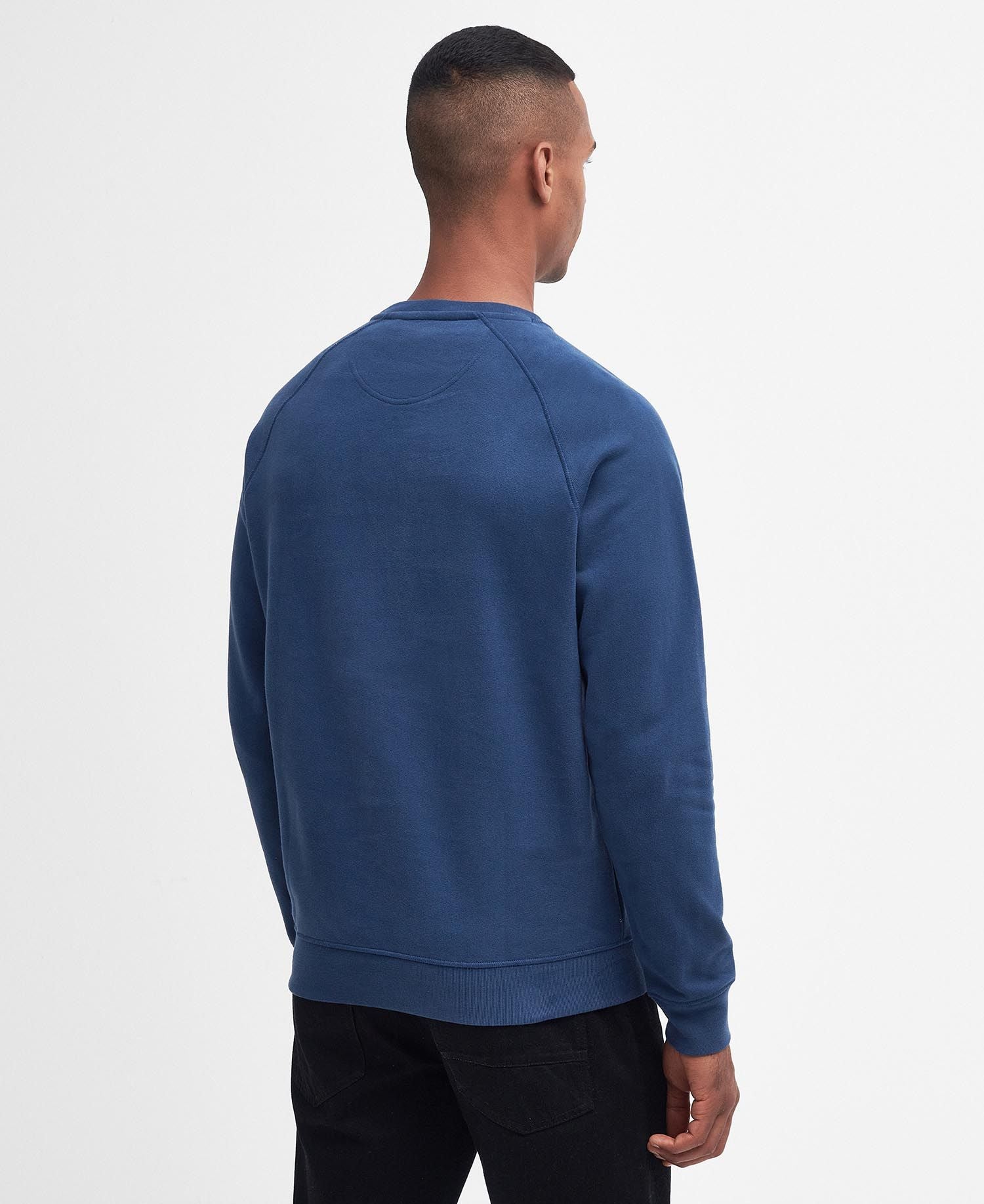 Barbour International SMQ Laguna Crew Neck Sweat - Washed Cobalt