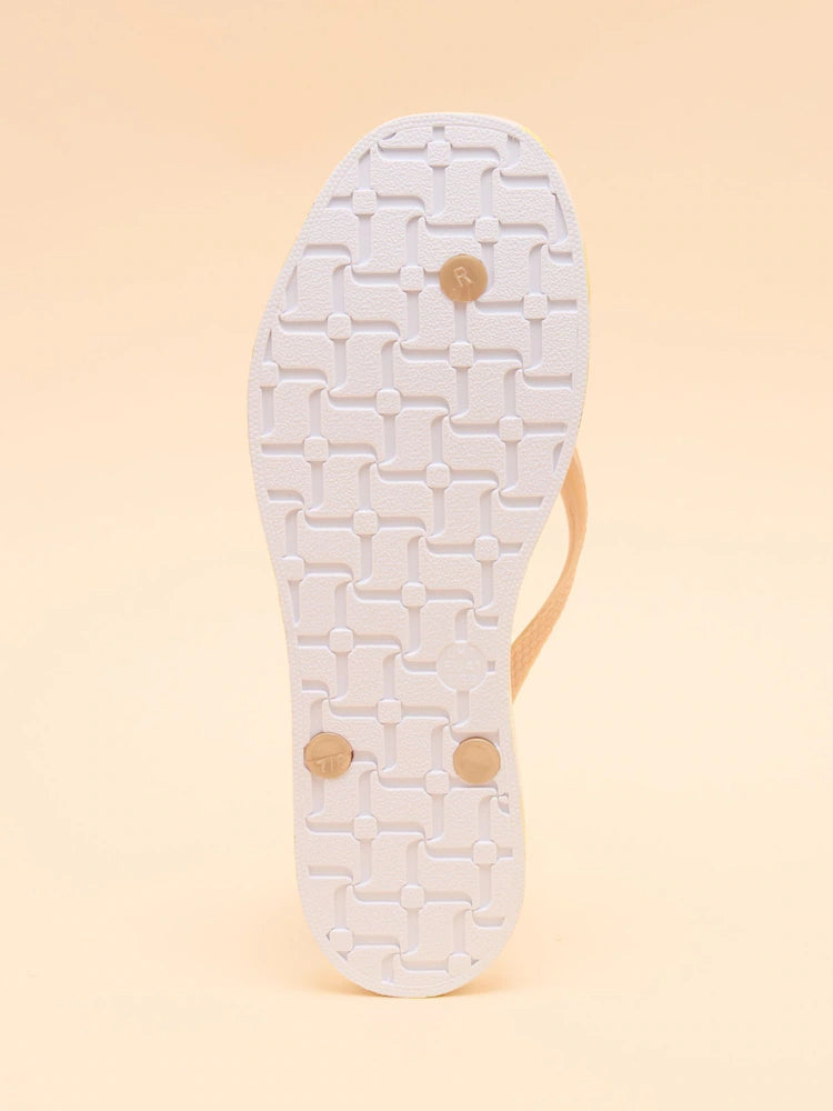 Joules Sunvale Lemon Flip Flops