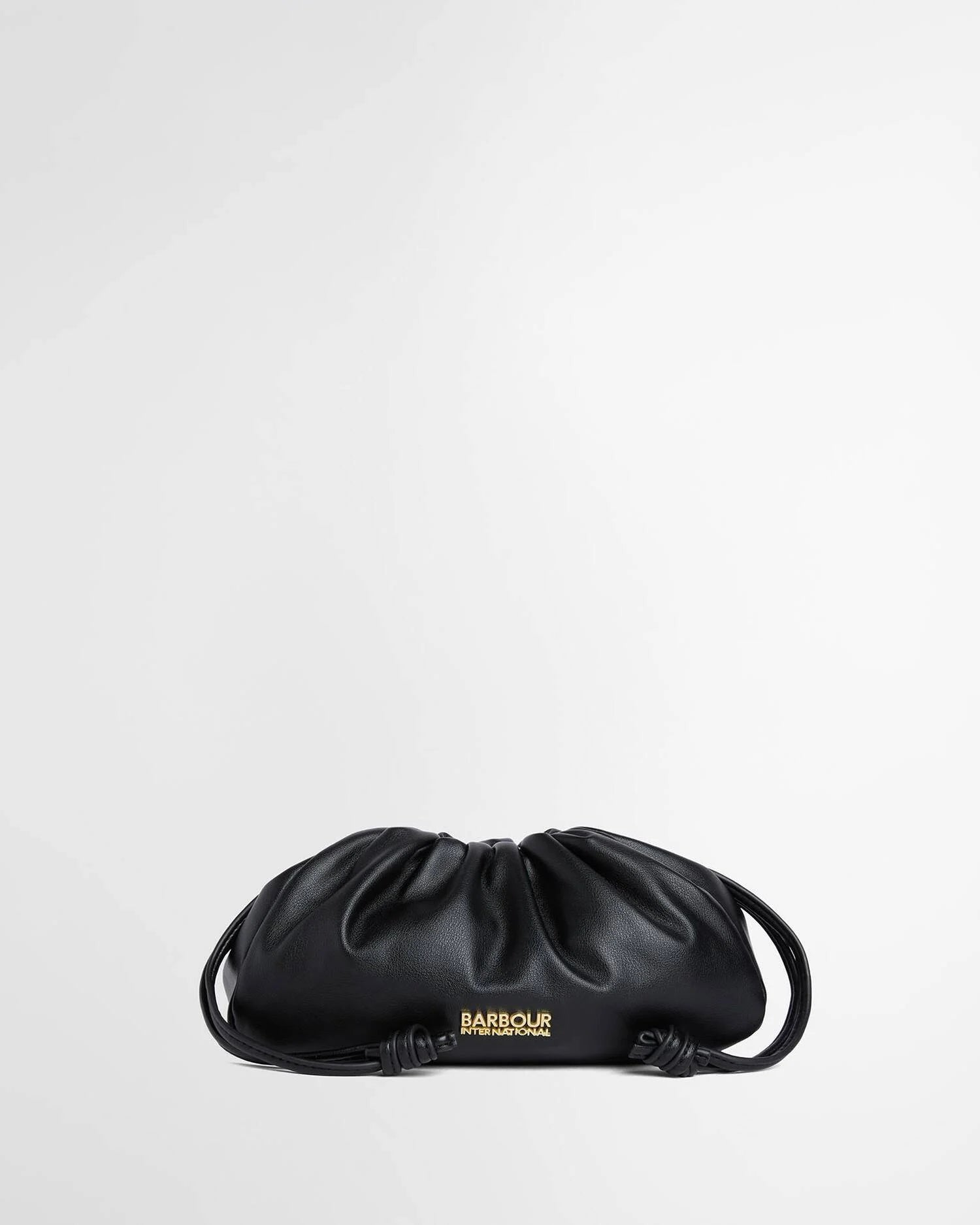Barbour International Soft Drawcord shoulder Bag - Black