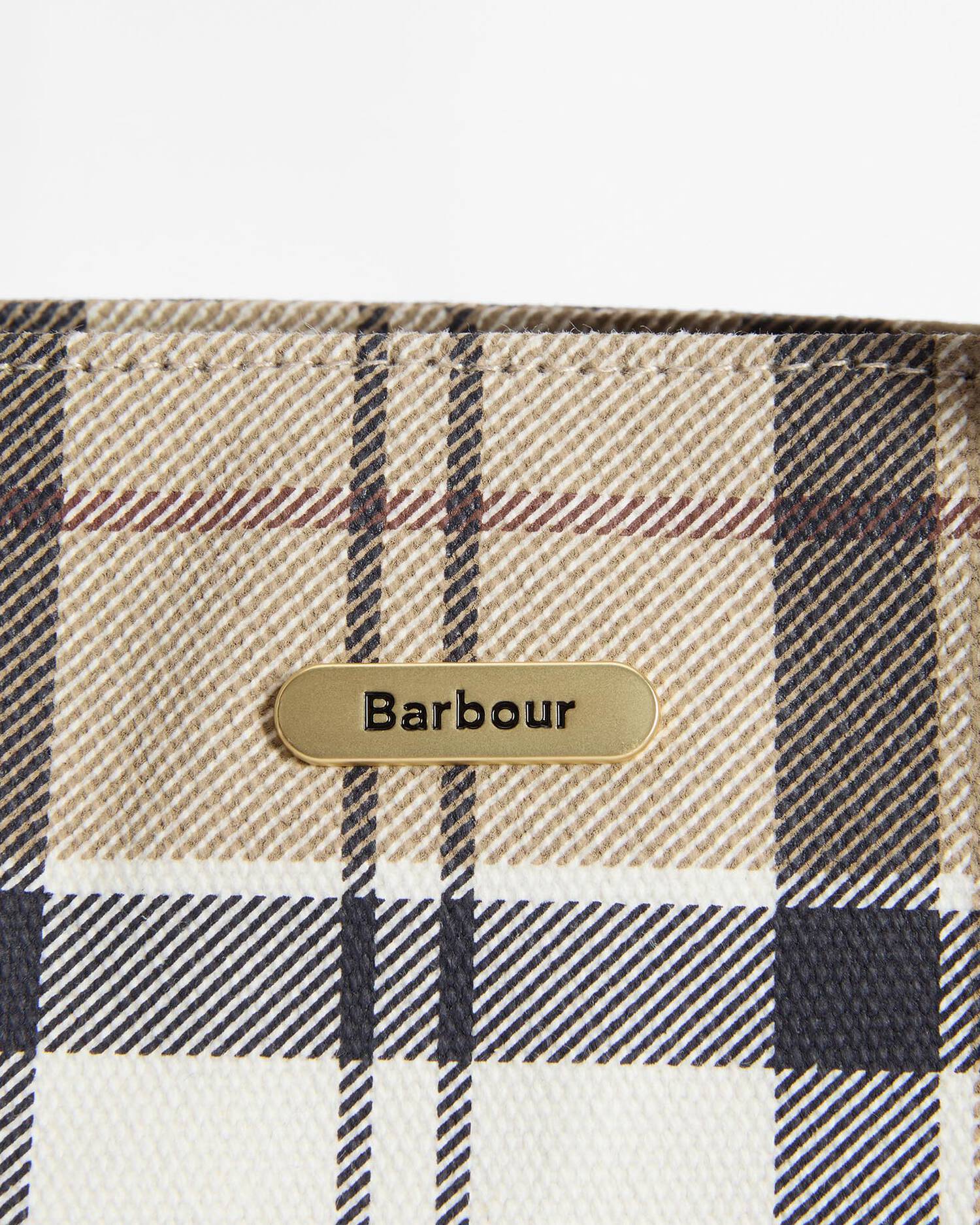 Barbour Maisy Tartan Tote Bag - Rosewood Tartan