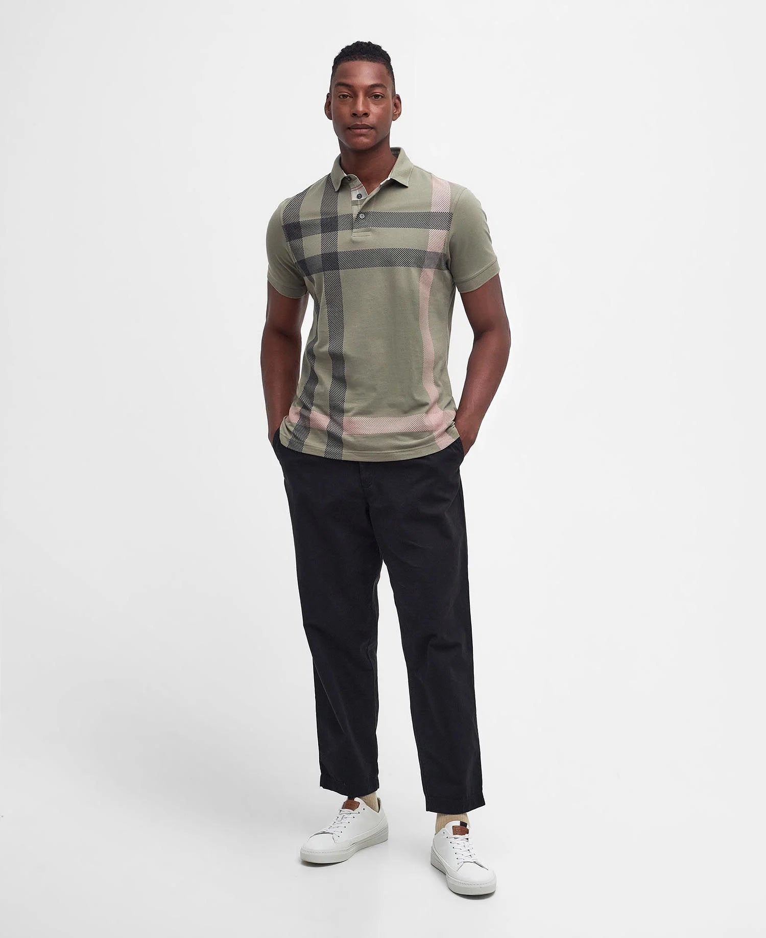 Barbour Blaine Polo Shirt - Dusty Green