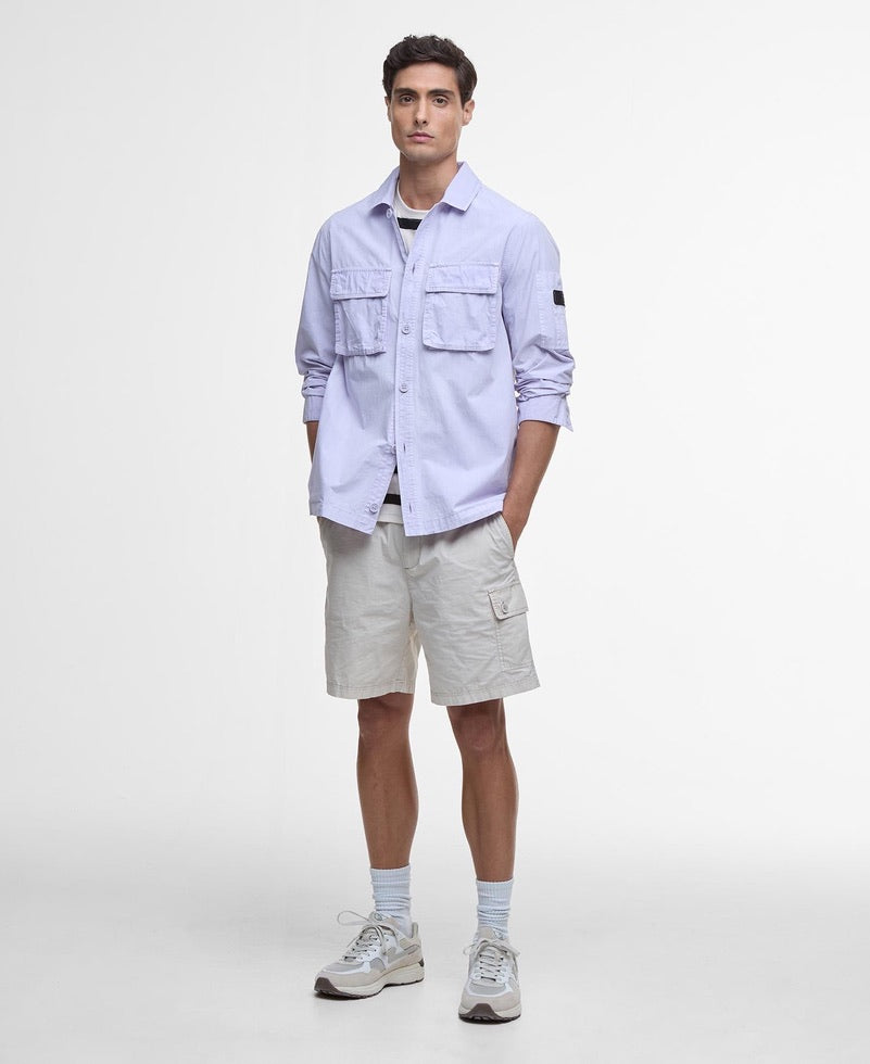Barbour International Kenneth Garment Dyed Overshirt - Thistle