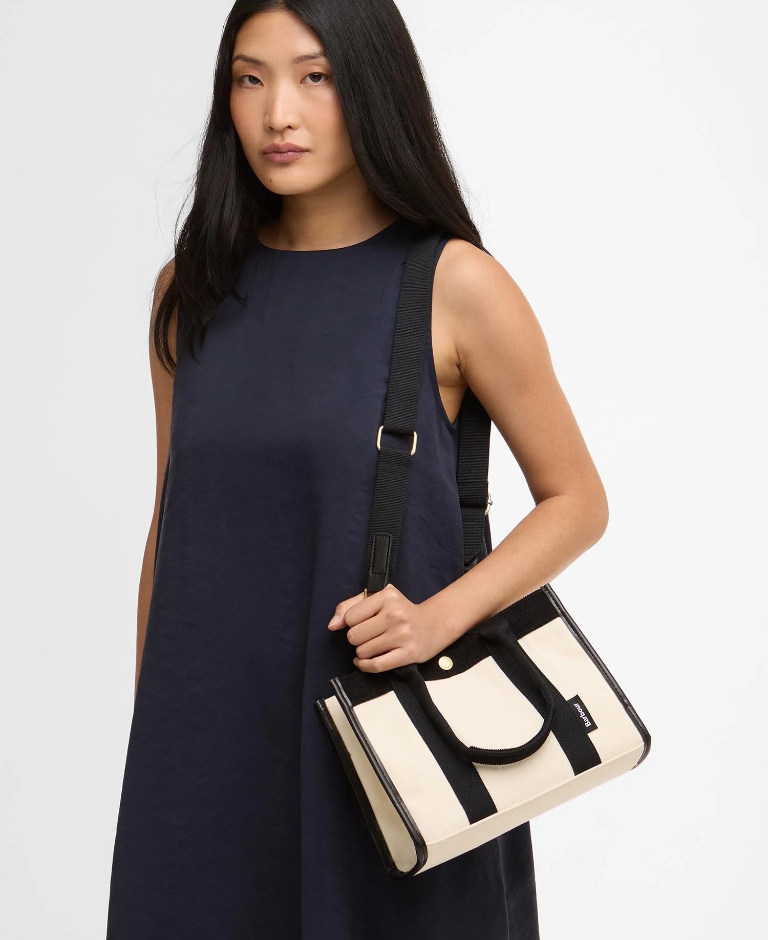 Barbour Selena Mini Tote/Crossbody Bag - Ecru