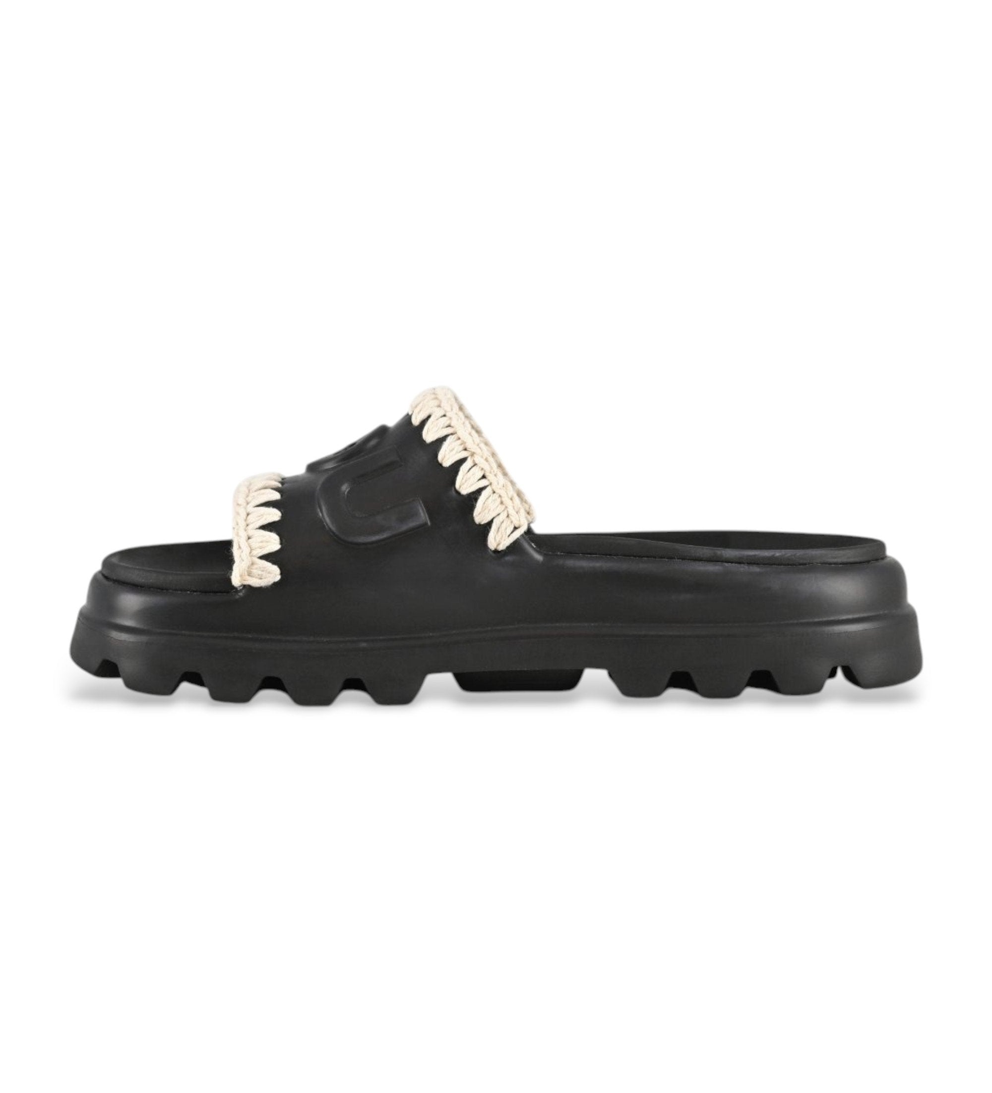 Mou Eva One-Piece Slide - Black