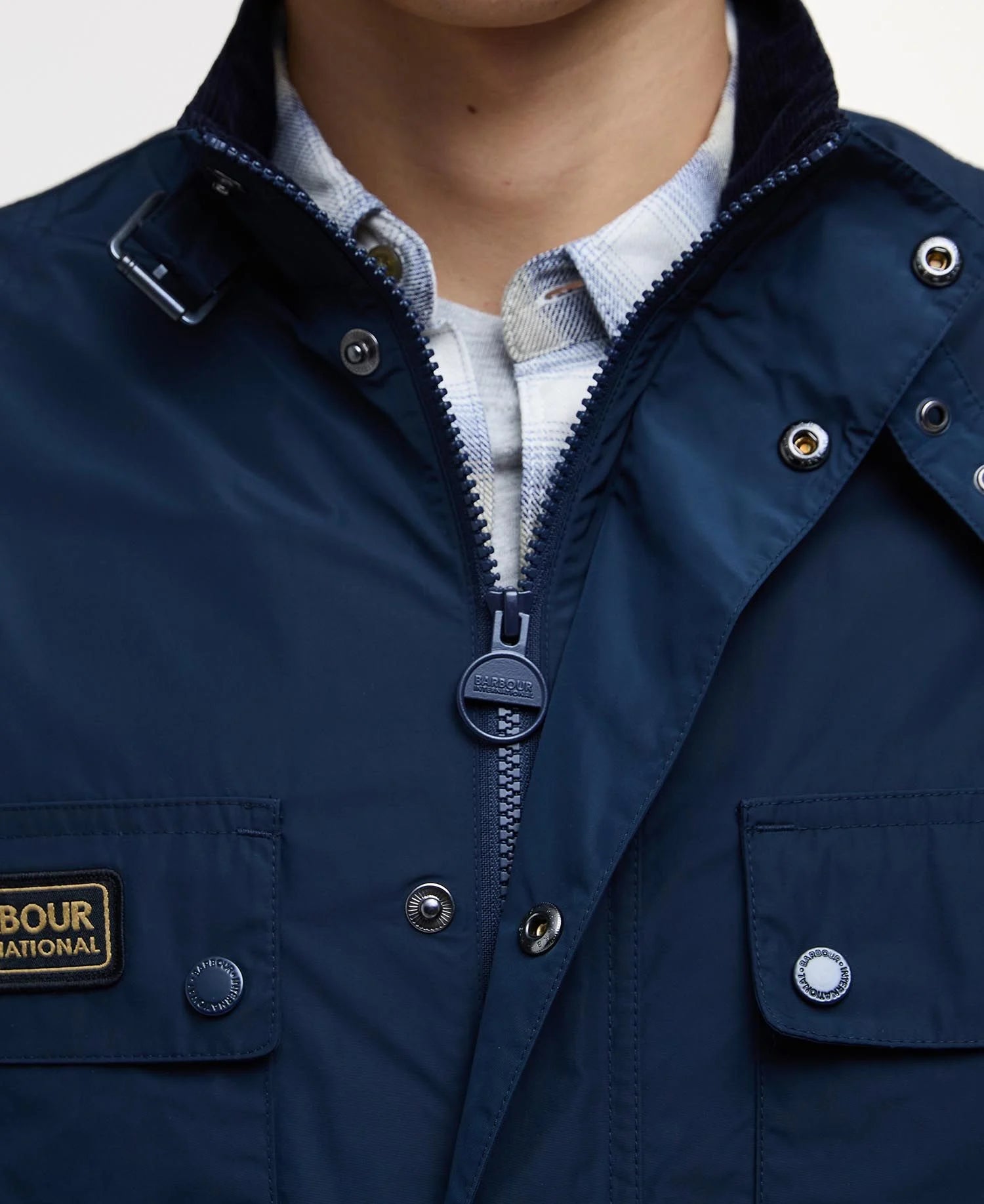 Barbour International Merton Shell Showerproof Jacket - Navy