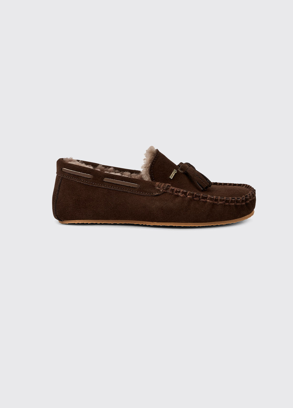 Dubarry Rosslare Moccasin Slipper - Cigar