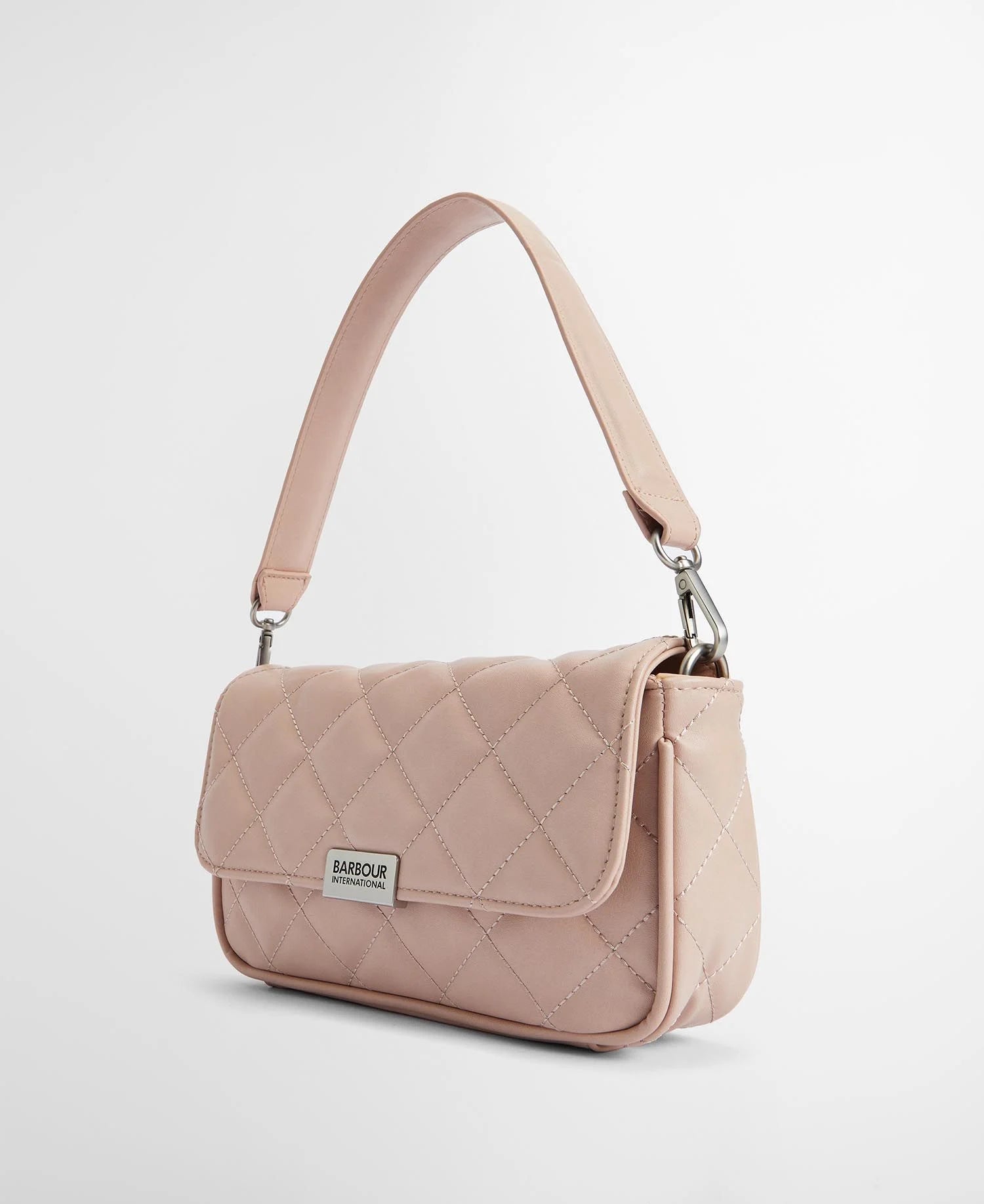 Barbour International Quilted Mini Soho Crossbody Bag - Pale Mauve