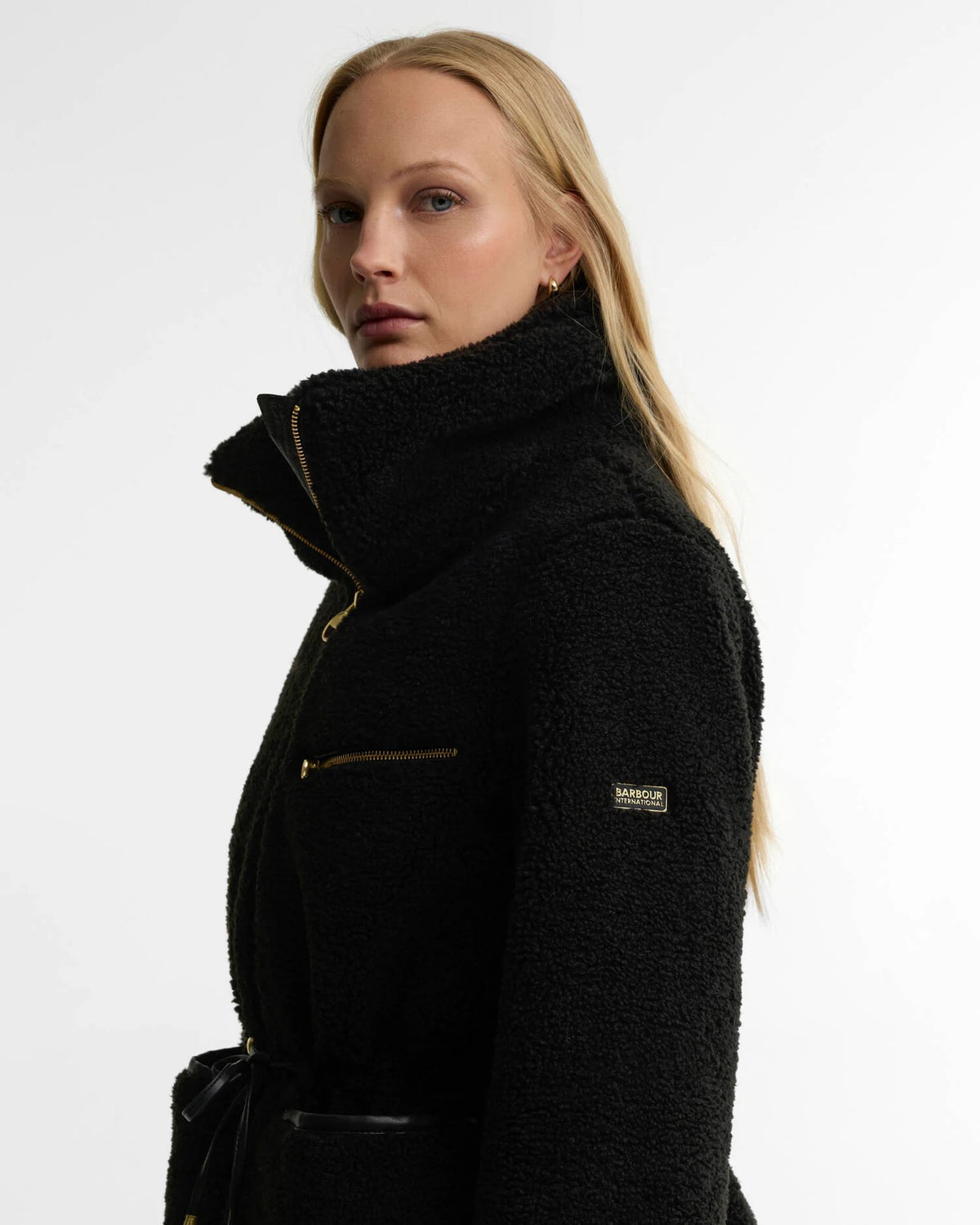 Barbour Kemora Womens Fleece Casual - Black