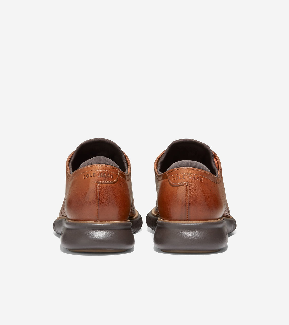 Cole Hann Men's 2.ZERØGRAND Laser Wingtip Oxfords - British Tan/Java