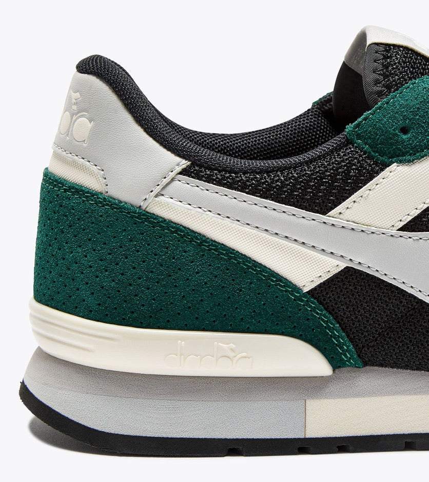 Diadora Camaro Trainers - Black/Rainforest