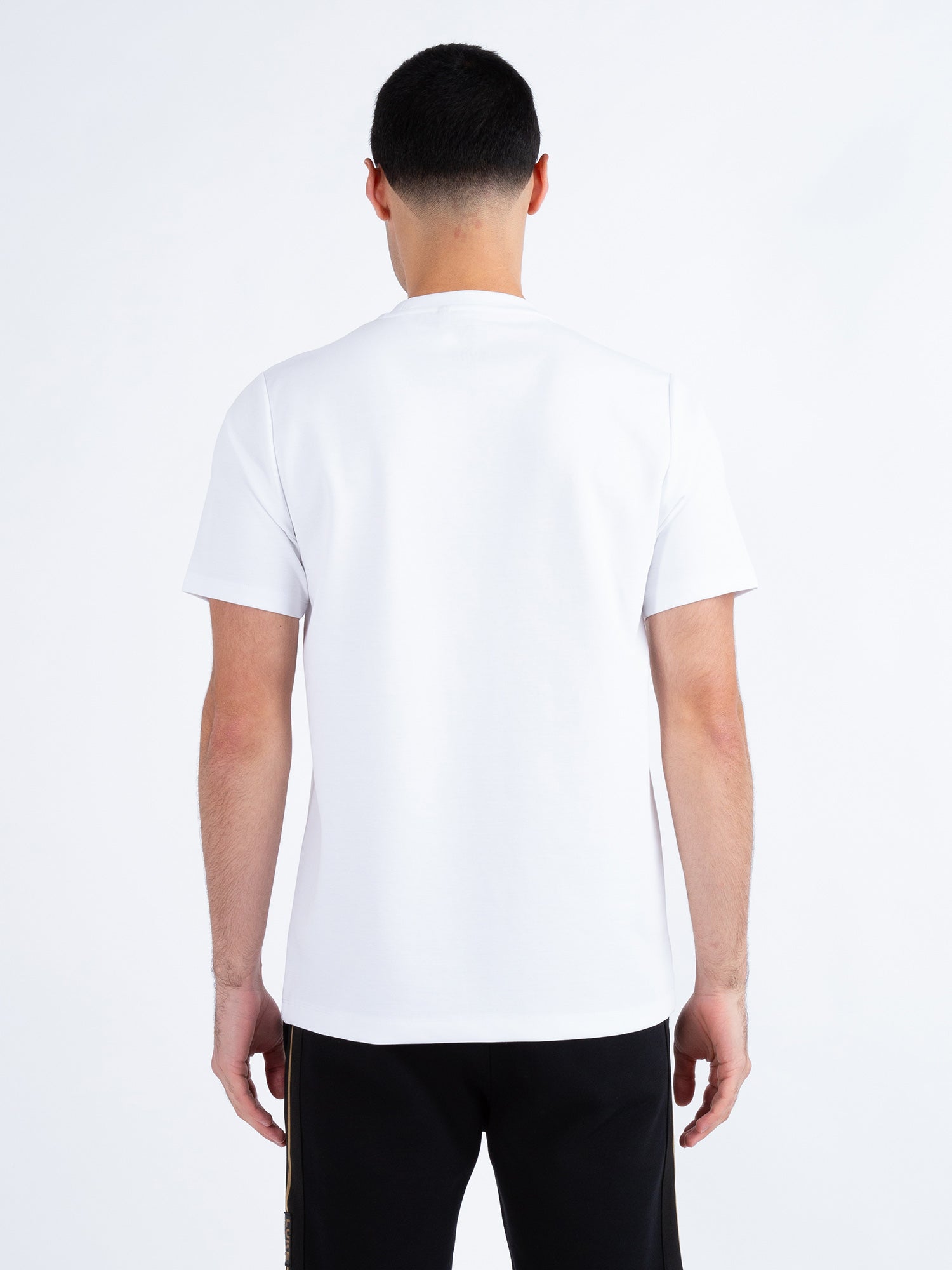 Luke Hopkins Chest Taped T-Shirt - White