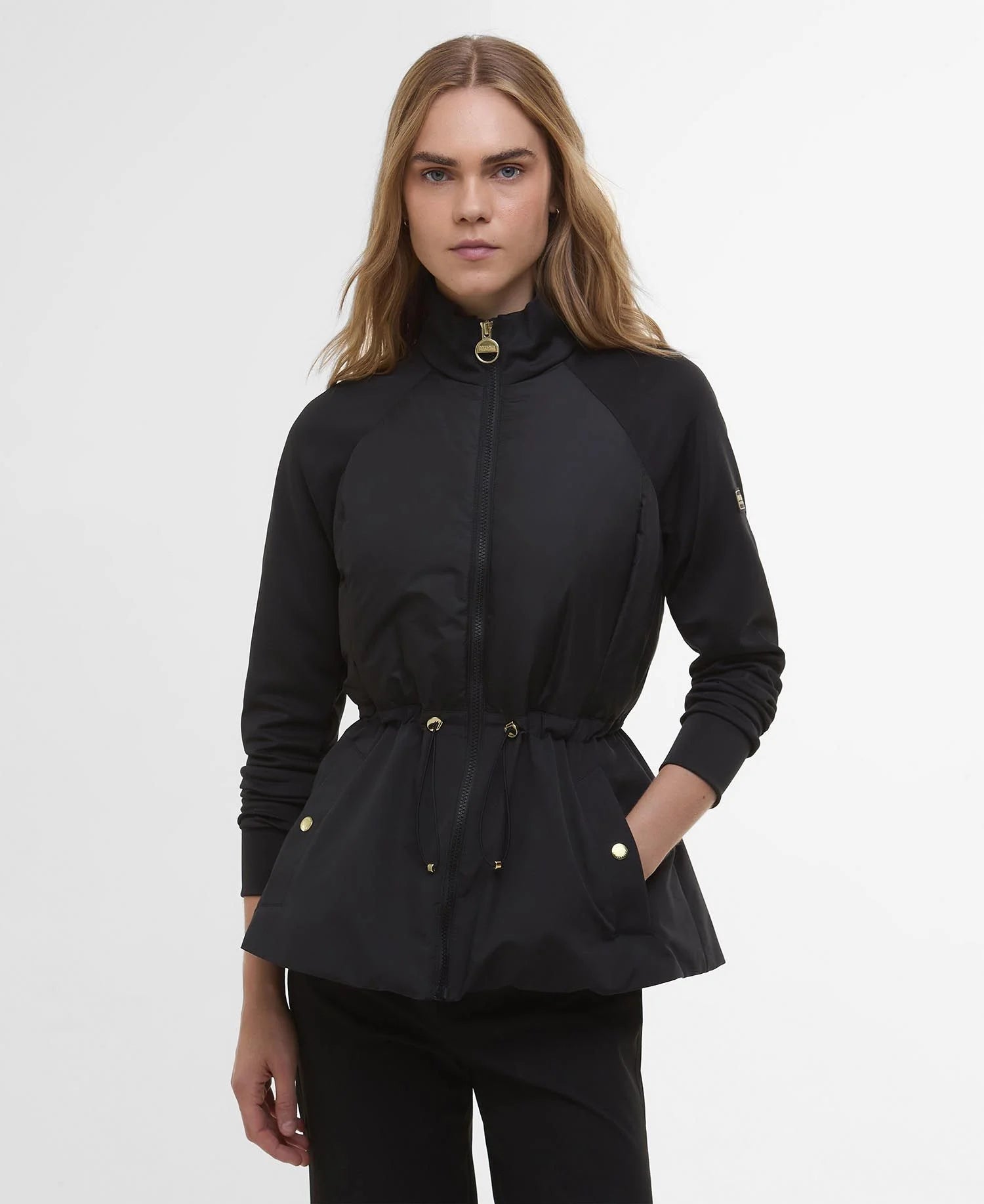 Barbour International Caprice Quilted Sweatshirt - Black