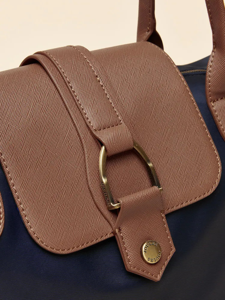 Joules Edie Navy Tote Shoulder Bag