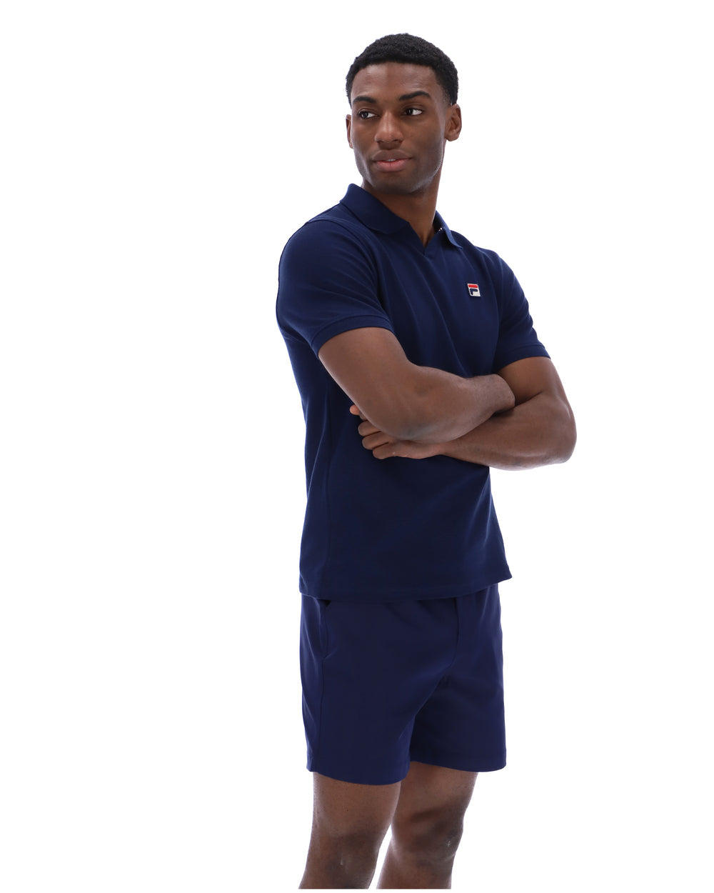 FILA Tristiano Textured Polo - Fila Navy