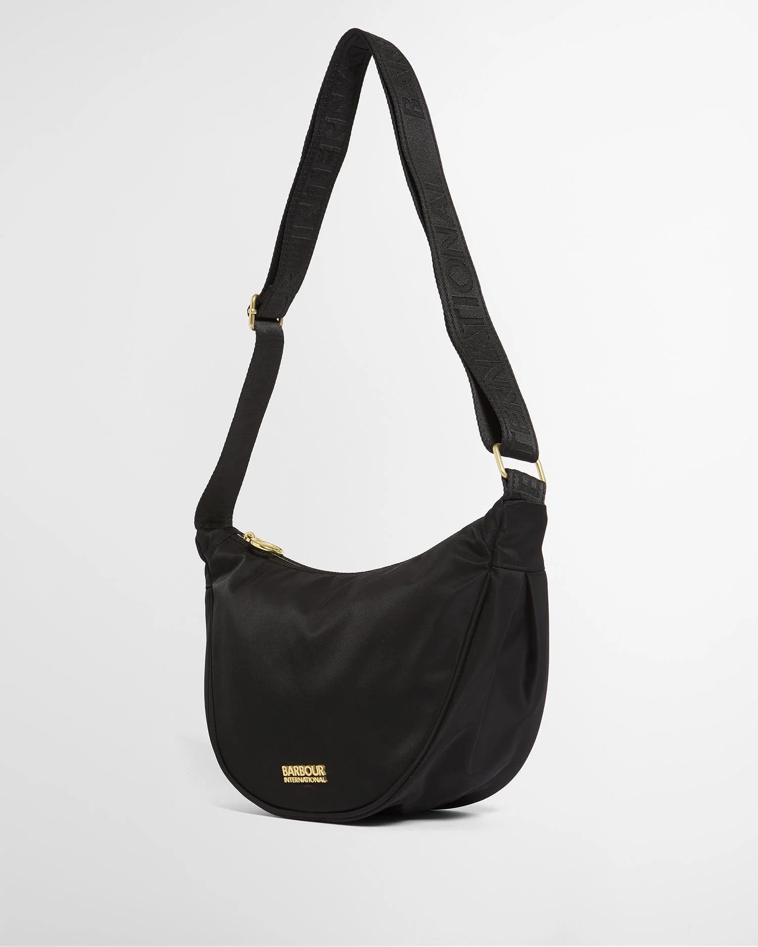 Barbour International Qualify Shoulder Sling Bag - Black