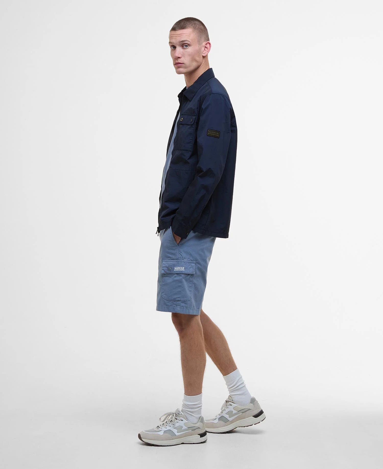 Barbour International Inline Overshirt - Sapphire Navy