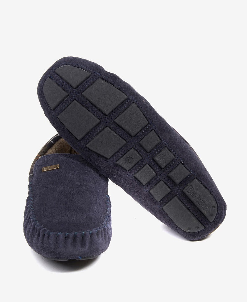 Barbour Monty Slippers - Navy