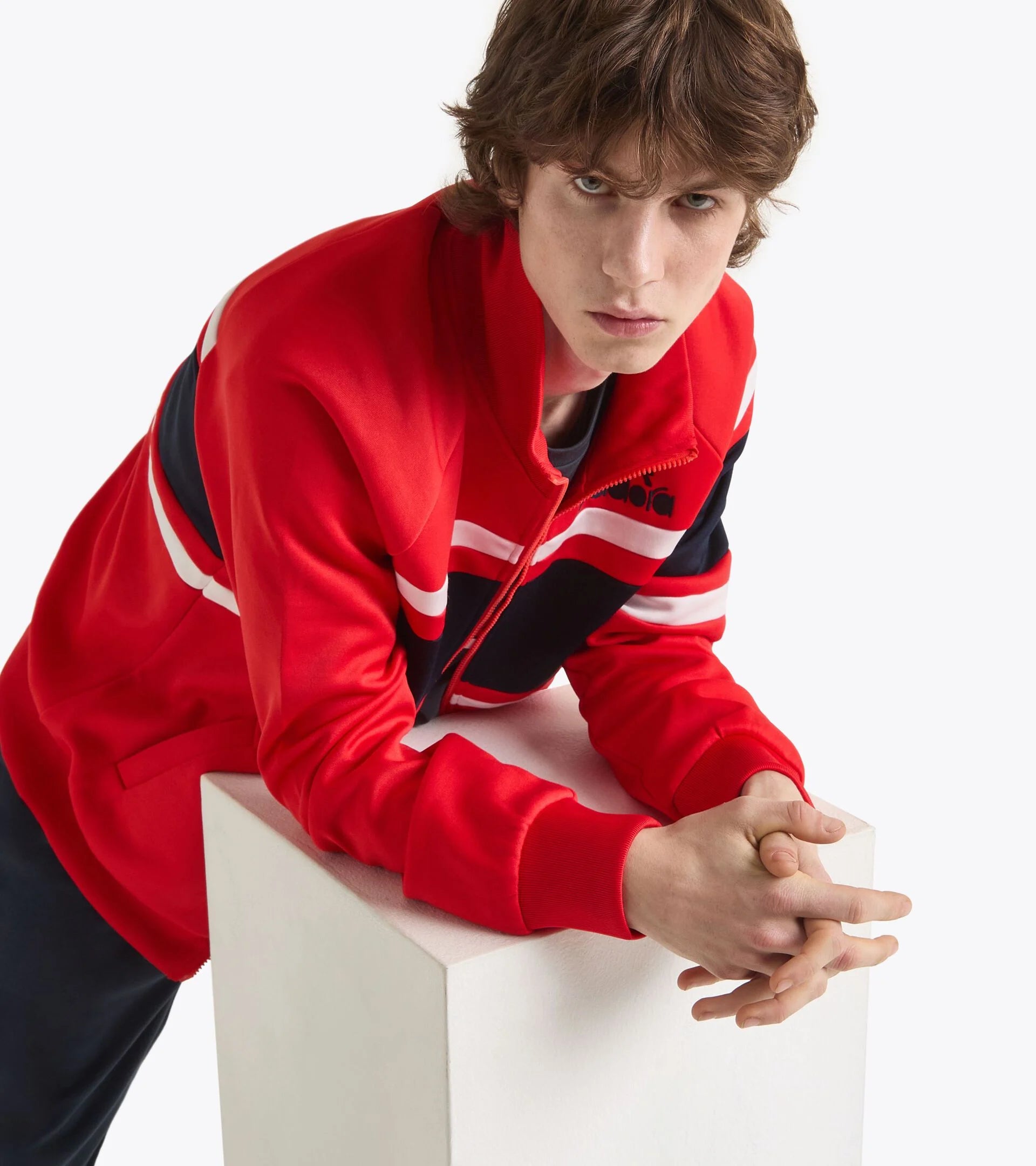 Diadora Track Top Jacket 80's - Red