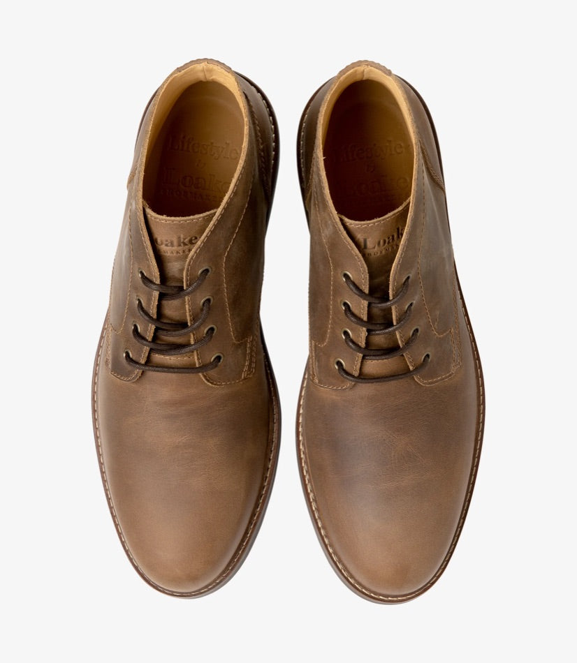 Loake Gilbert Brown Nubuck Boots