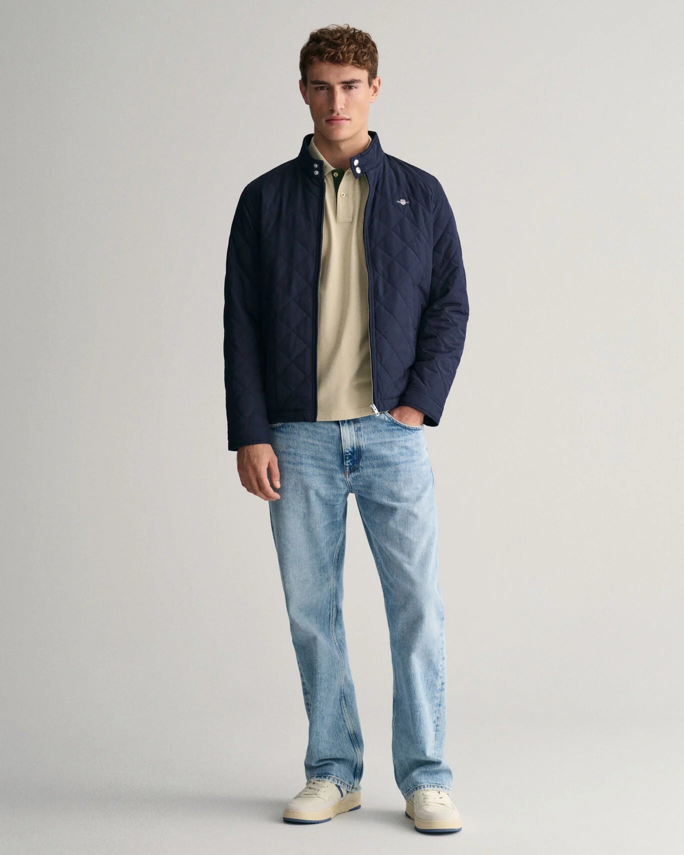 Gant Quilted Windcheater - Evening Blue