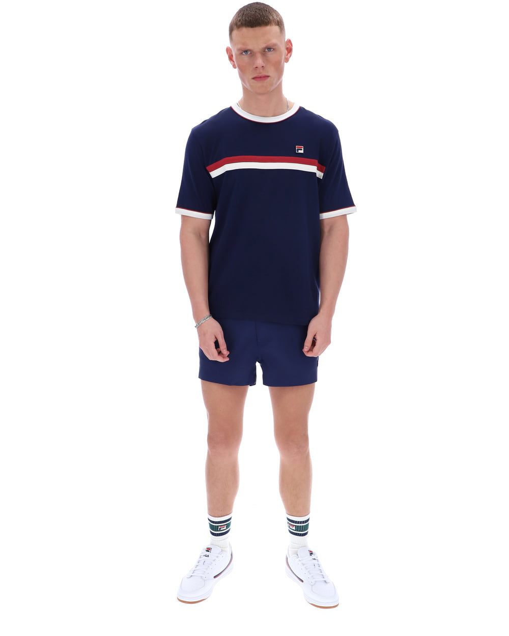 FILA Rosario Tee - Fila Navy/Gardenia