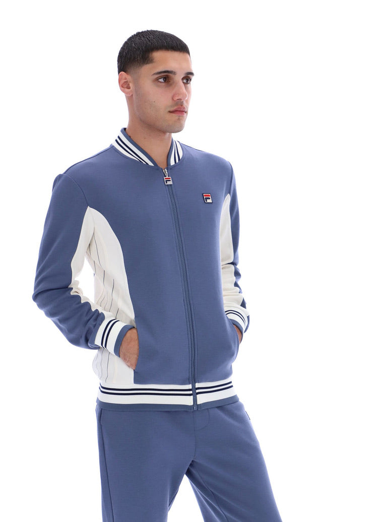Fila Settanta Baseball Track Jacket - Vintage Indigo/Gardenia/Fila Navy