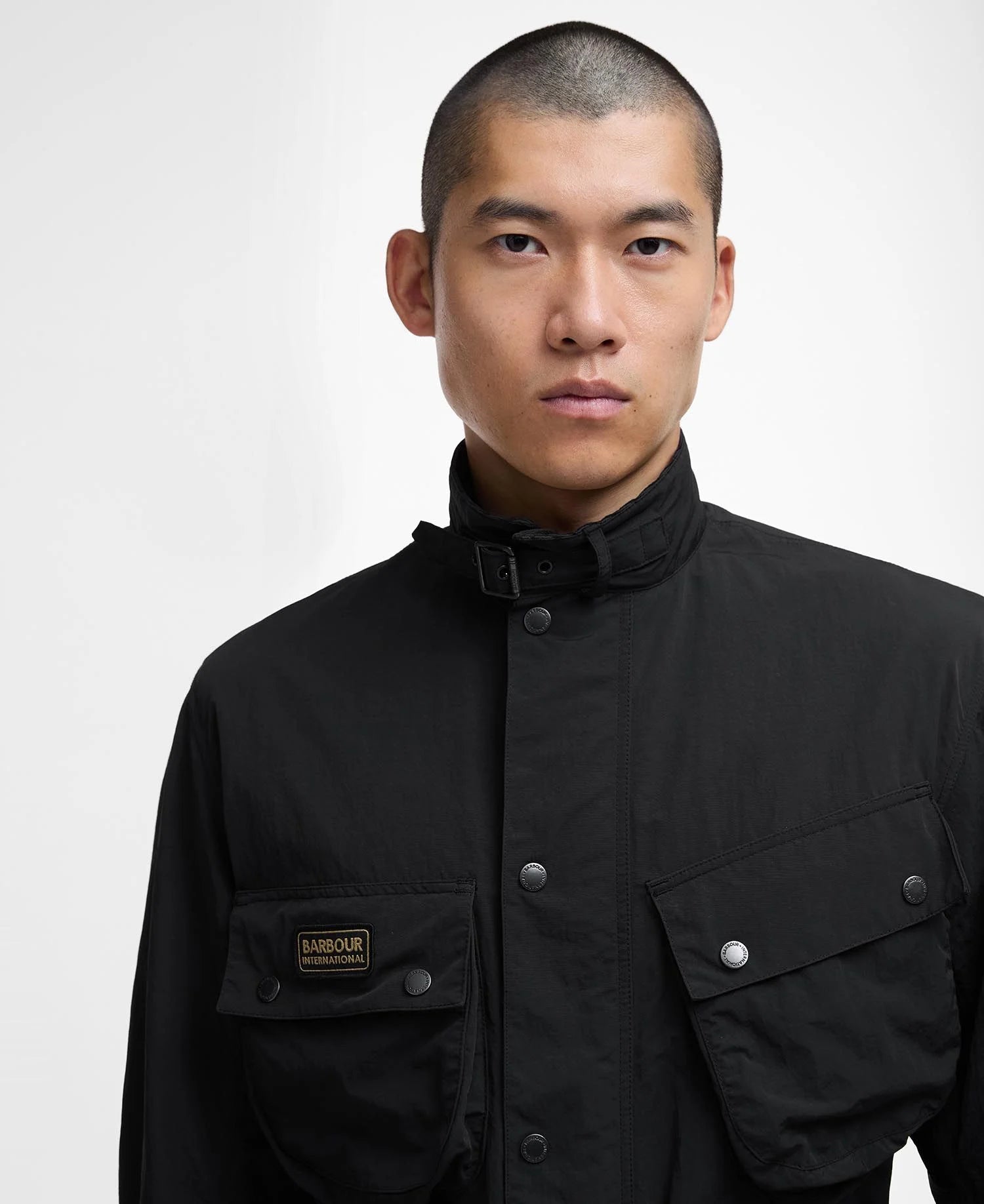 Barbour International Contempary A7 Showerproof Jacket - Black