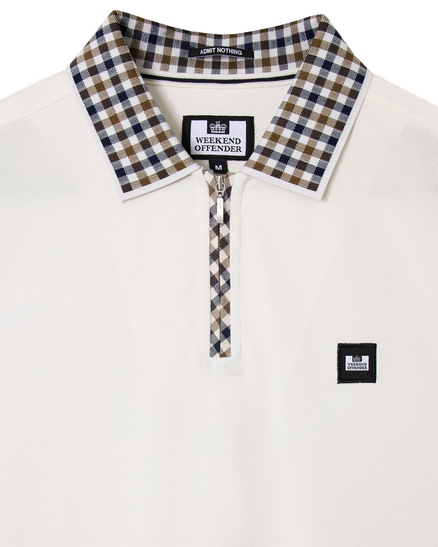 Weekend Offender Tipasa Jacquard Rib Polo - Ghost