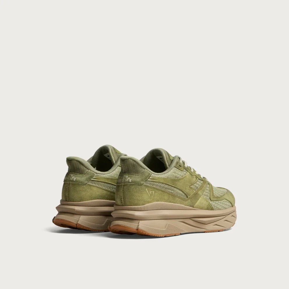 Diadora V7000 Dip Dye - Green Lily Pad
