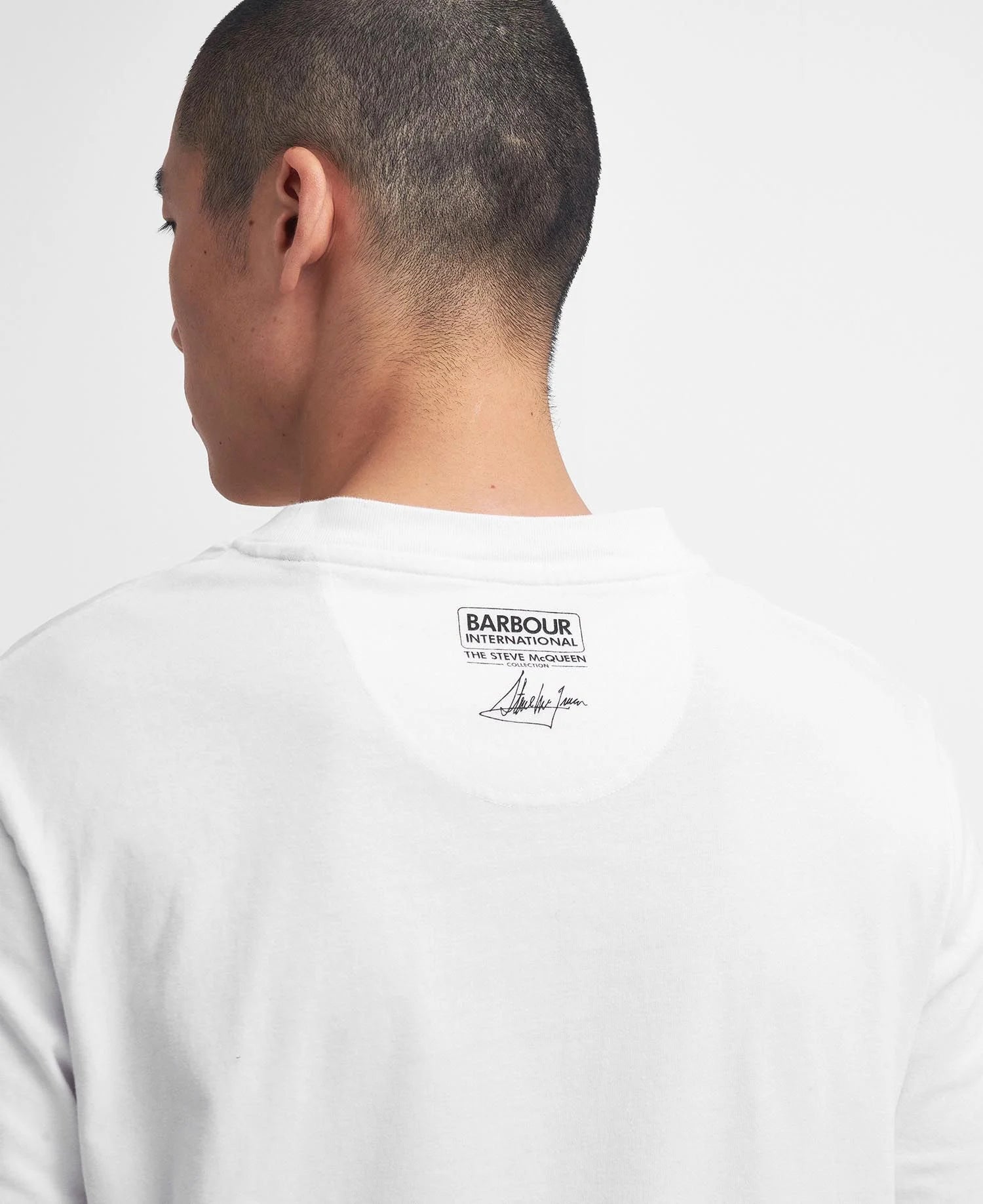 Barbour International SMQ Keystone Graphic T-Shirt - Whisper White